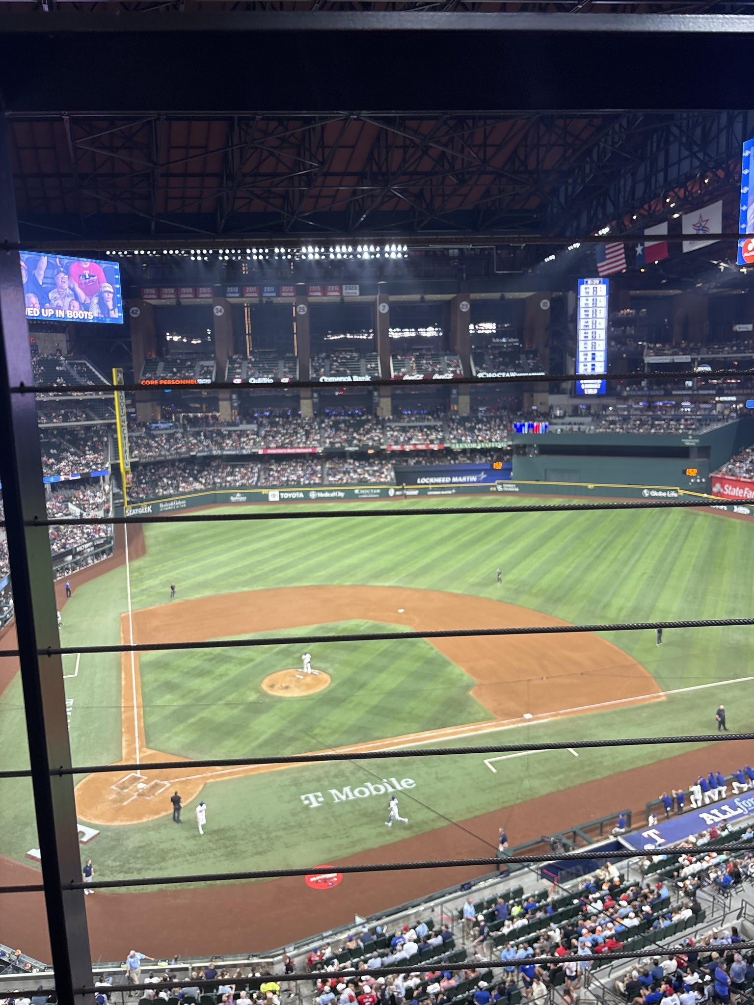 Real Fan View taken from Section 221 at Globe Life Field by Brooke B