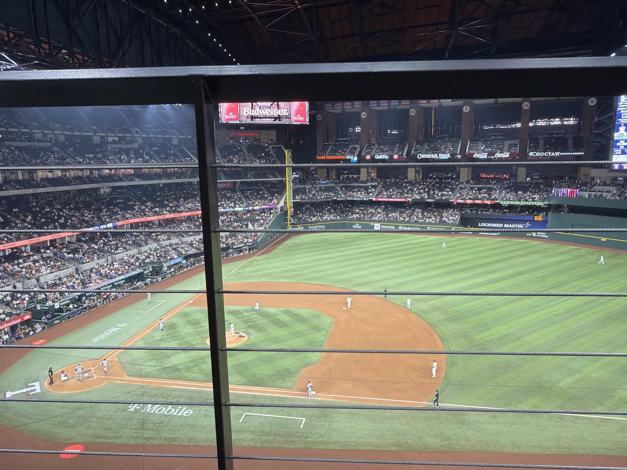 Real Fan View taken from Section 224 at Globe Life Field by Avalon W
