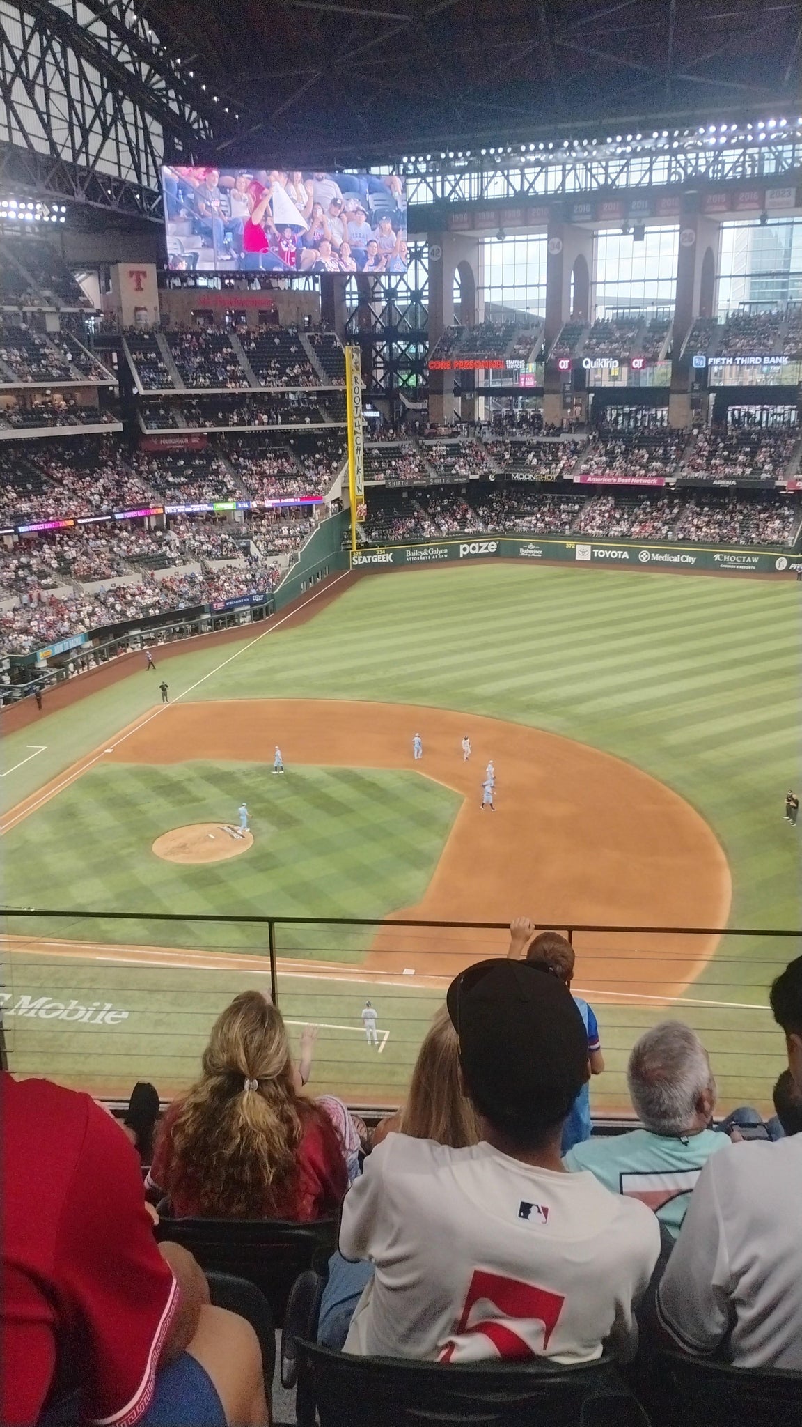 Real Fan View taken from Section 225 at Globe Life Field by Gerardo C