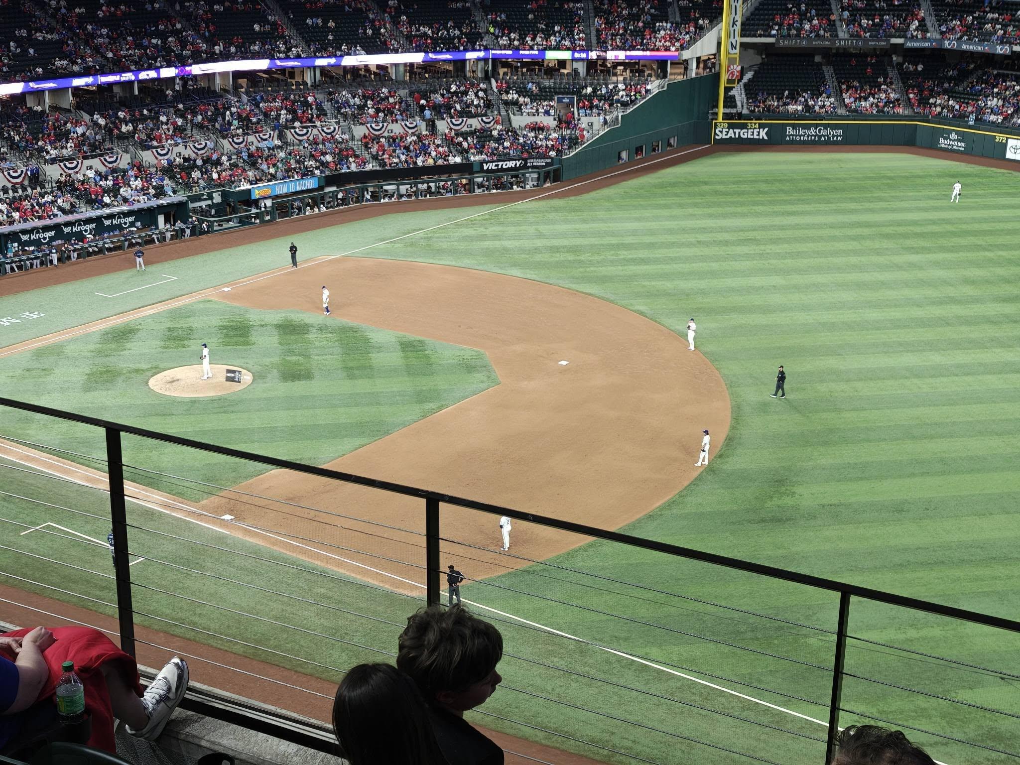 Real Fan View taken from Section 226 at Globe Life Field by Rick D