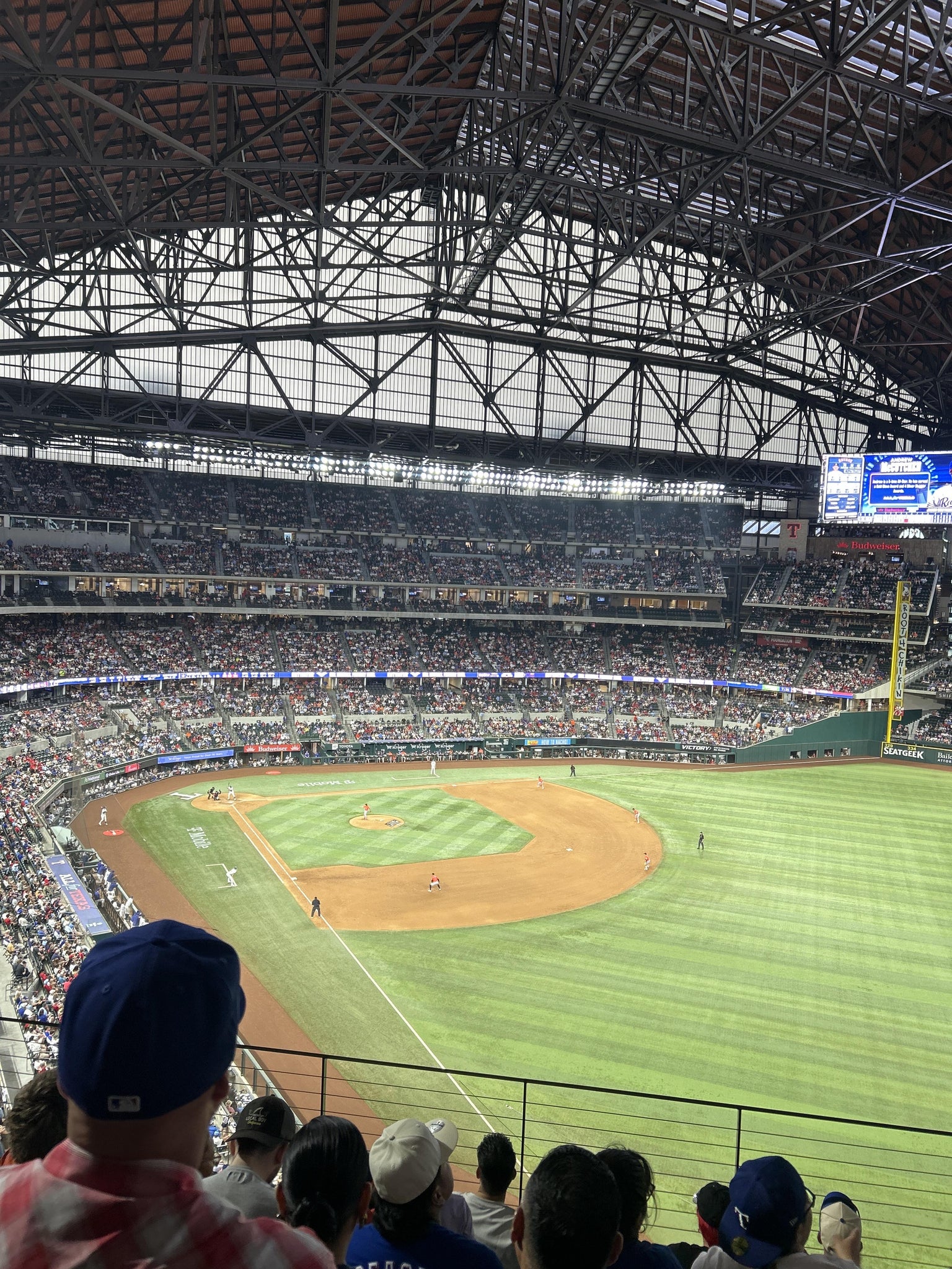 Real Fan View taken from Section 229 at Globe Life Field by Anonymous User