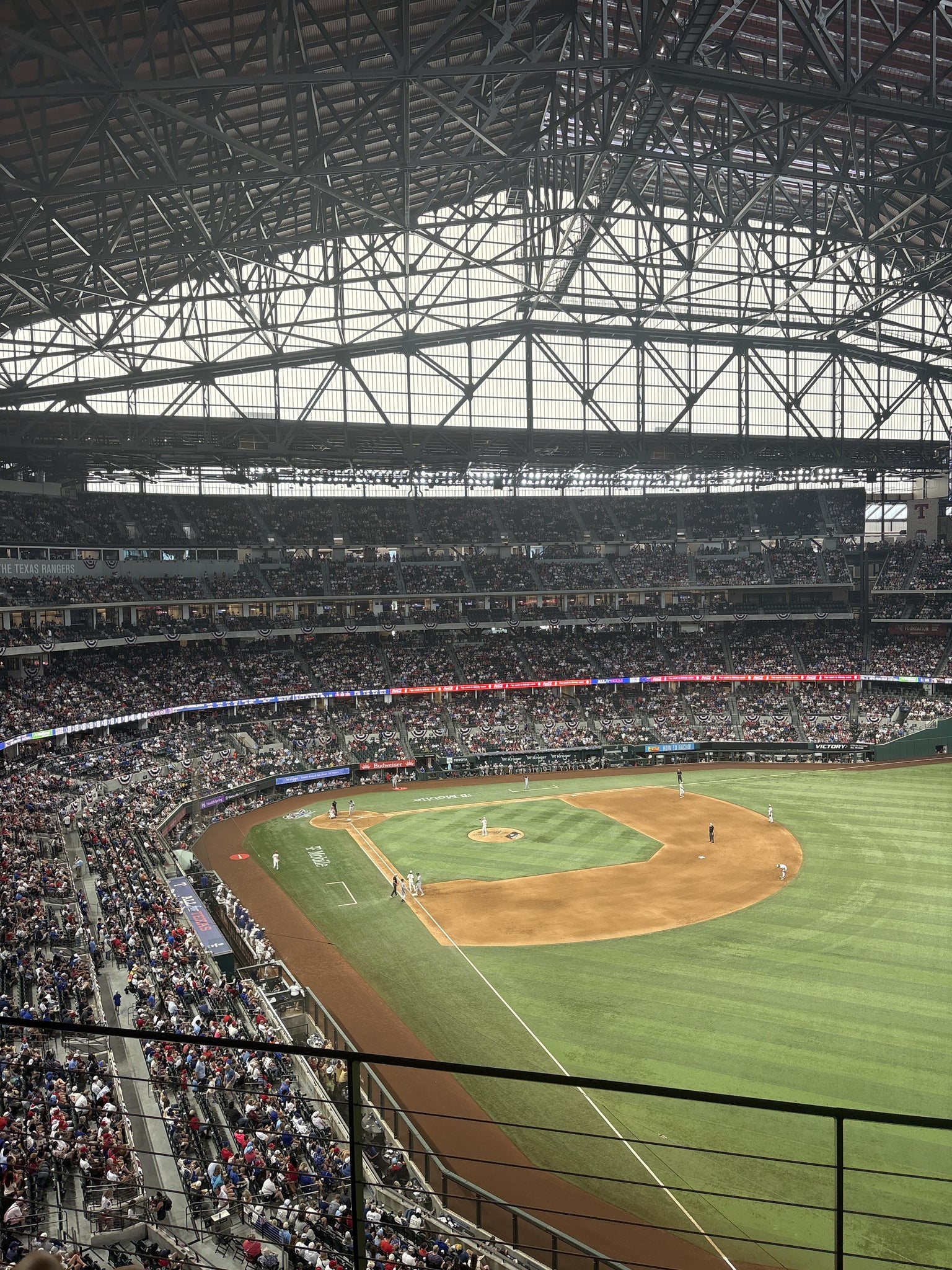 Real Fan View taken from Section 230 at Globe Life Field by Anonymous User