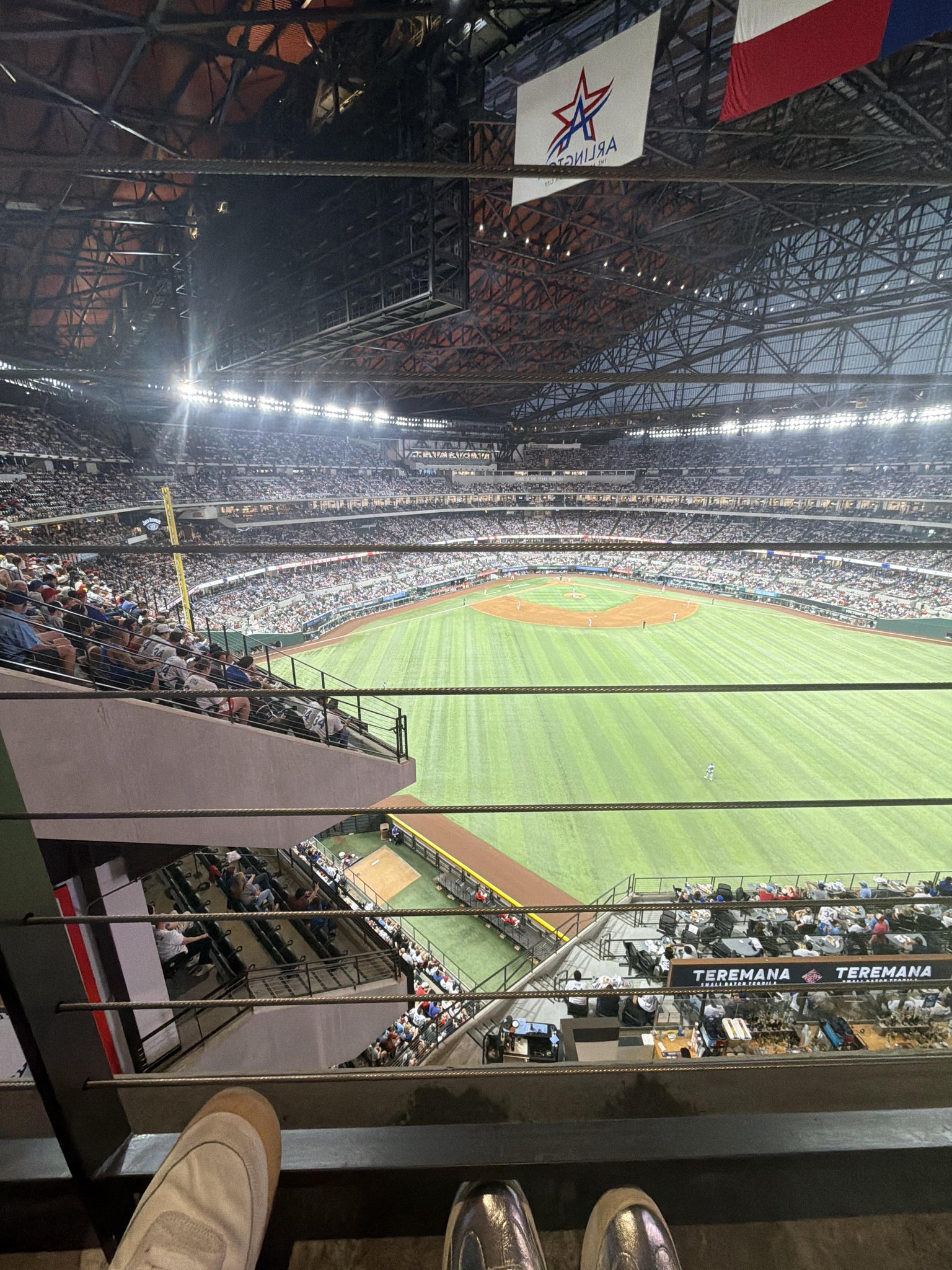 Real Fan View taken from Section 238 at Globe Life Field by Johnny T