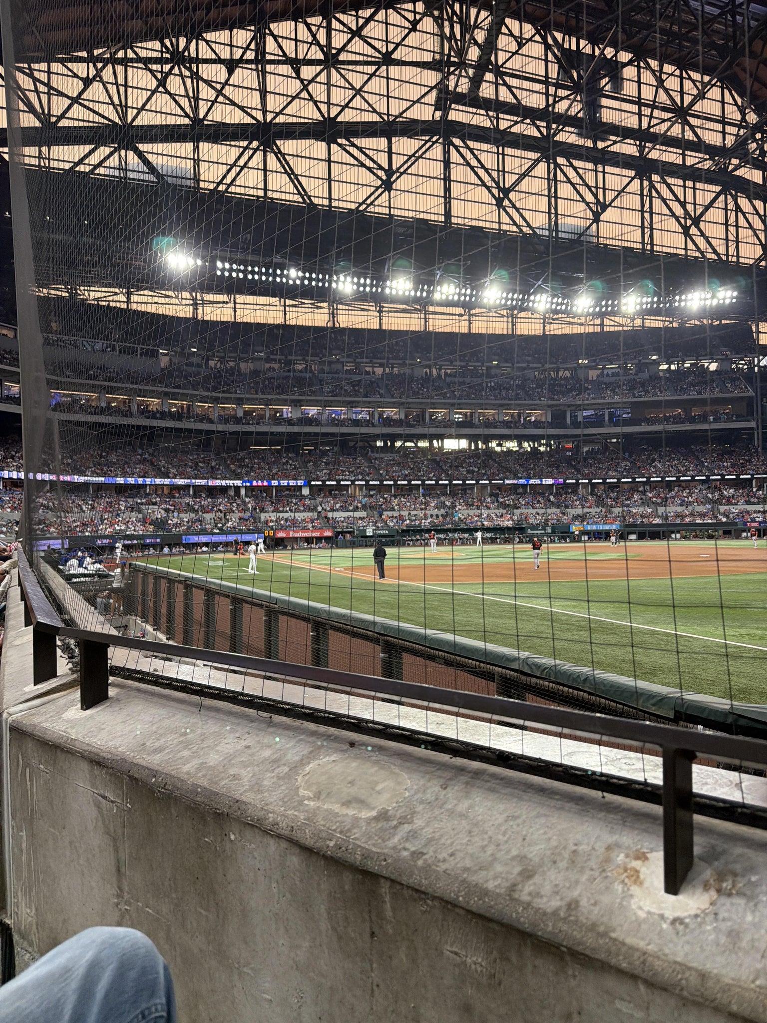 Real Fan View taken from Section 24 at Globe Life Field by Natasha M