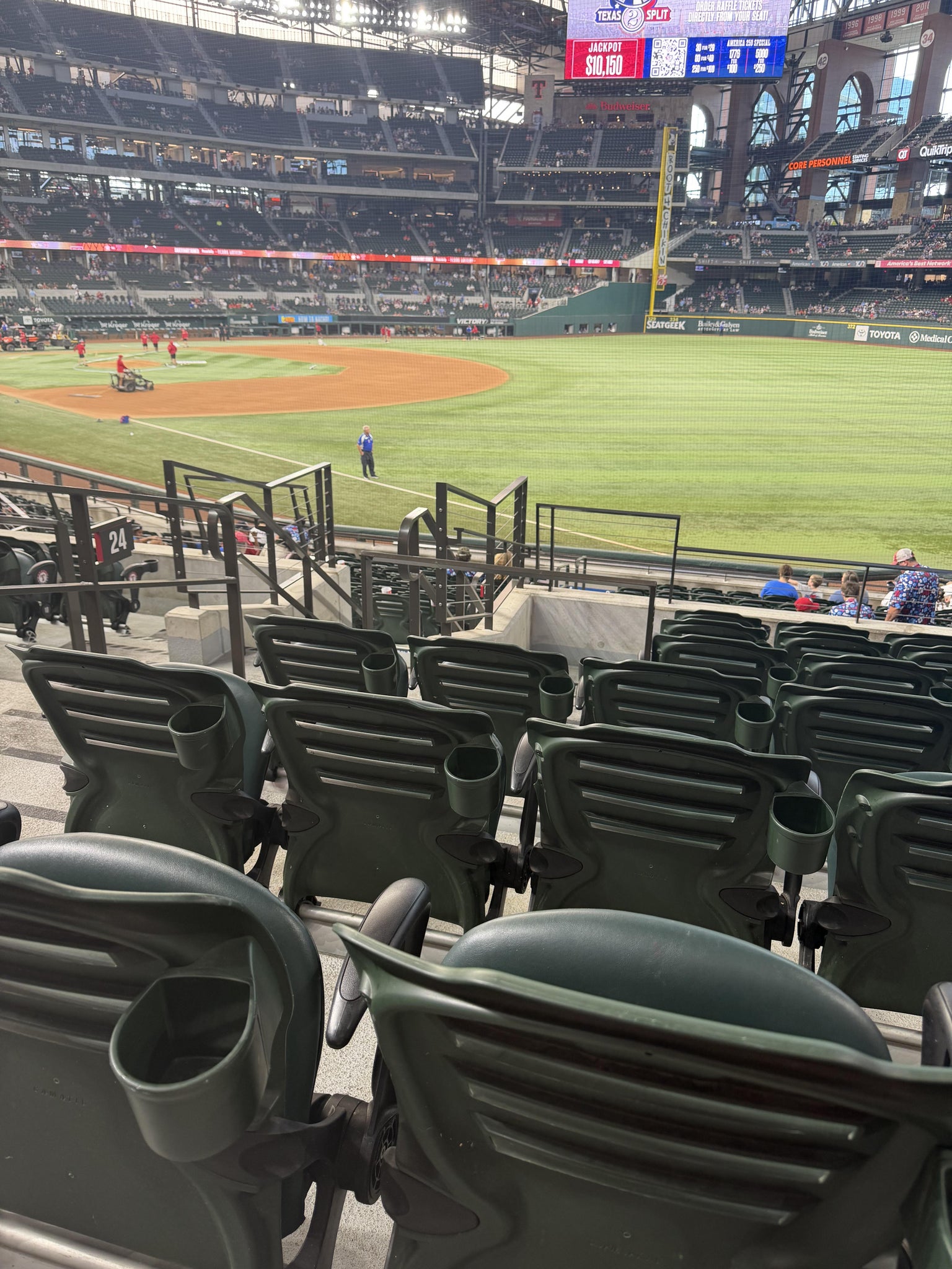 Real Fan View taken from Section 24 at Globe Life Field by Stacey T