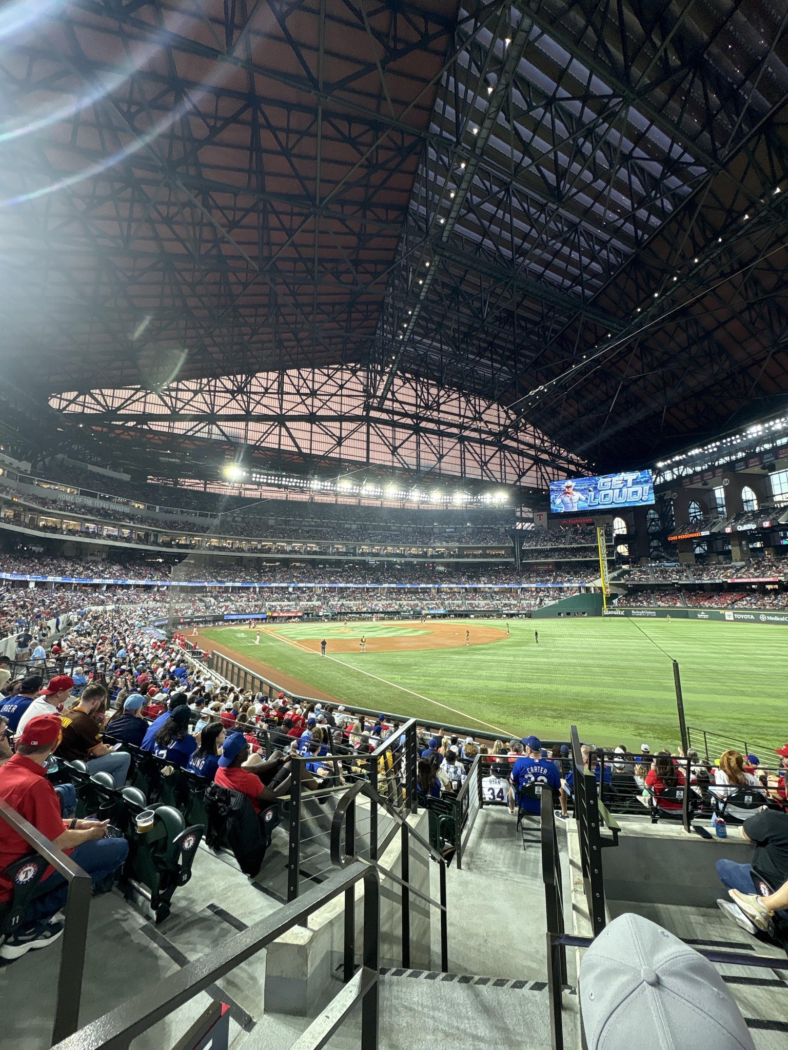 Real Fan View taken from Section 25 at Globe Life Field by Suelema C