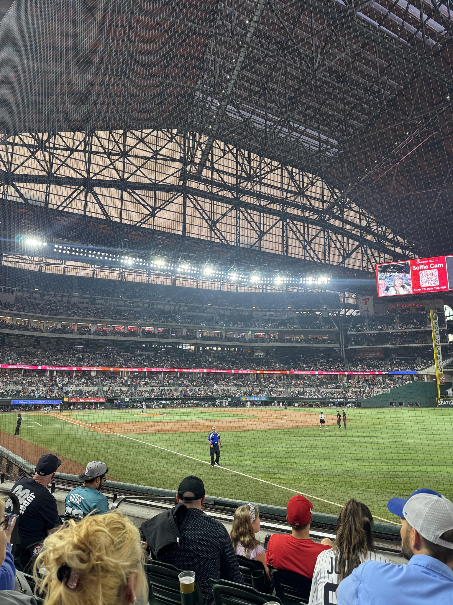 Real Fan View taken from Section 25 at Globe Life Field by Zak D