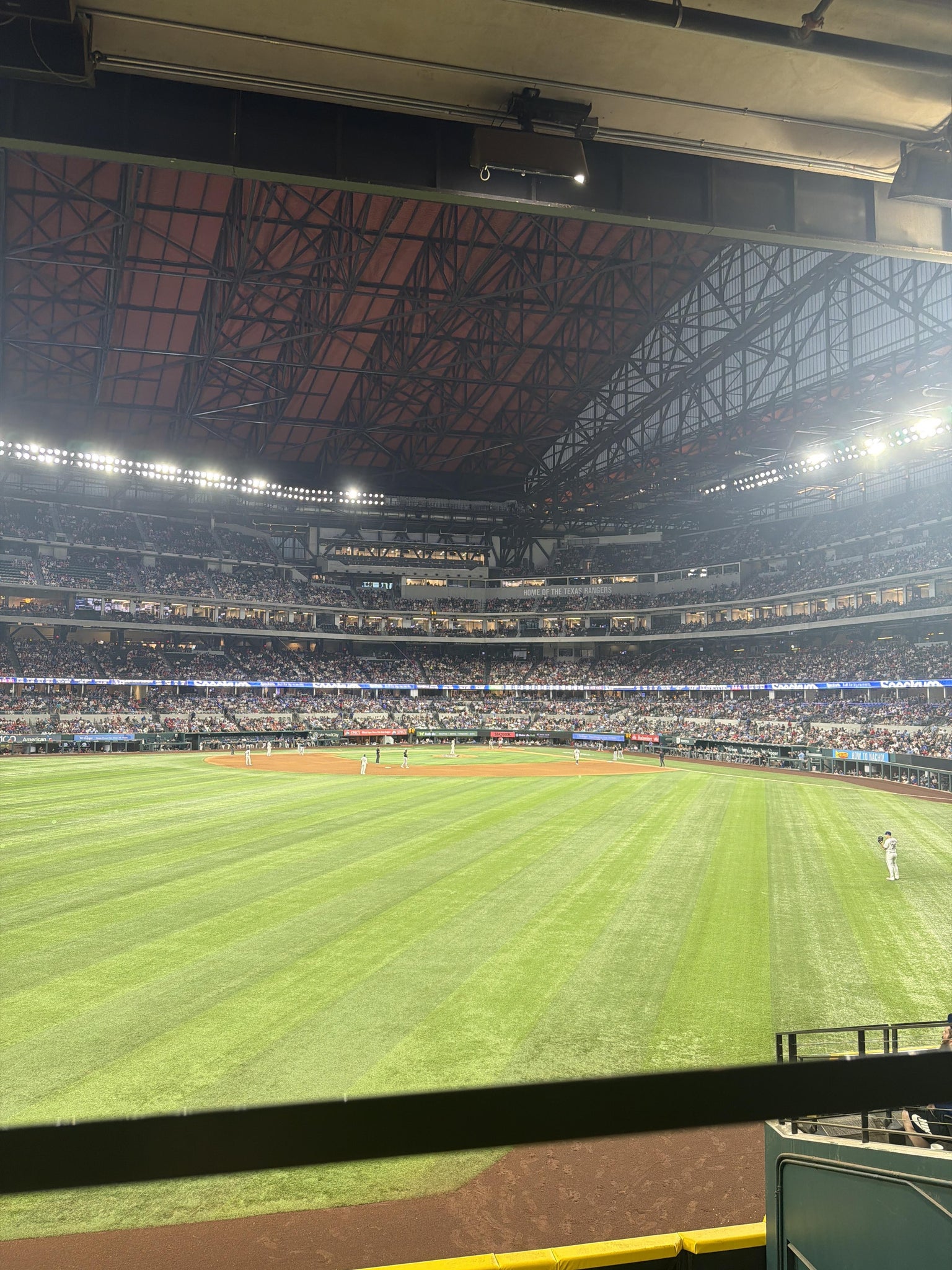 Real Fan View taken from Section 28 at Globe Life Field by Gray S