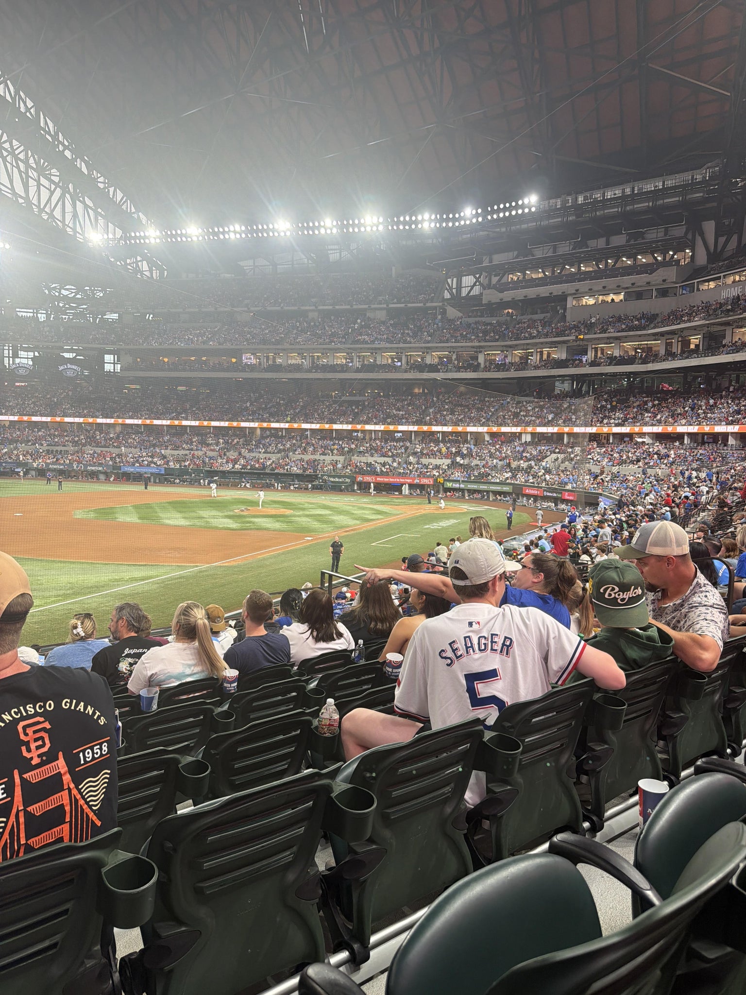 Real Fan View taken from Section 3 at Globe Life Field by Khris S