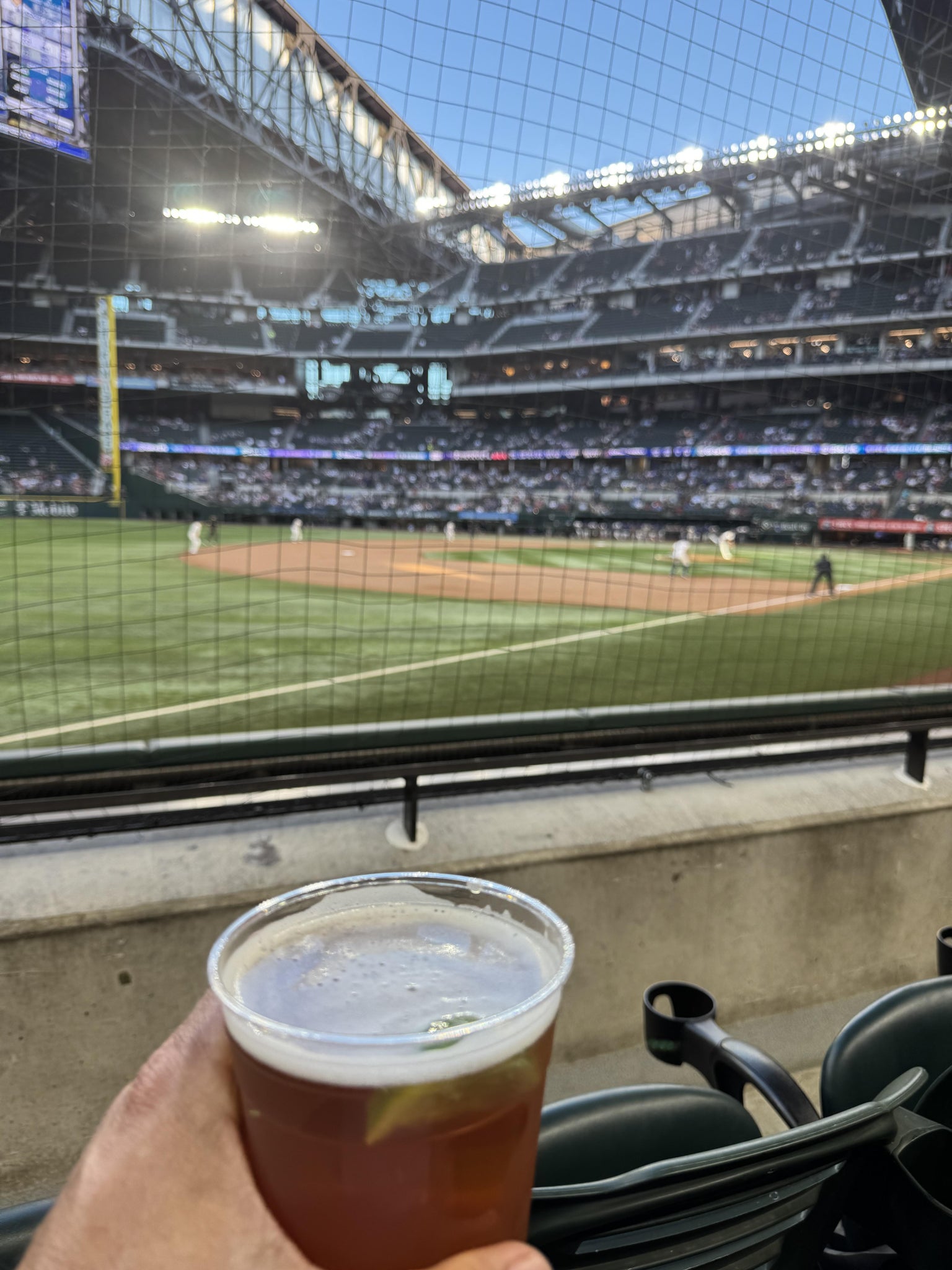 Real Fan View taken from Section 3 at Globe Life Field by Justin B