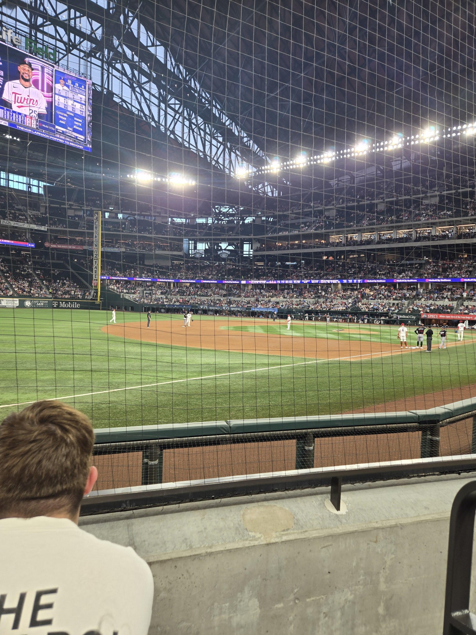 Real Fan View taken from Section 3 at Globe Life Field by Armando Y