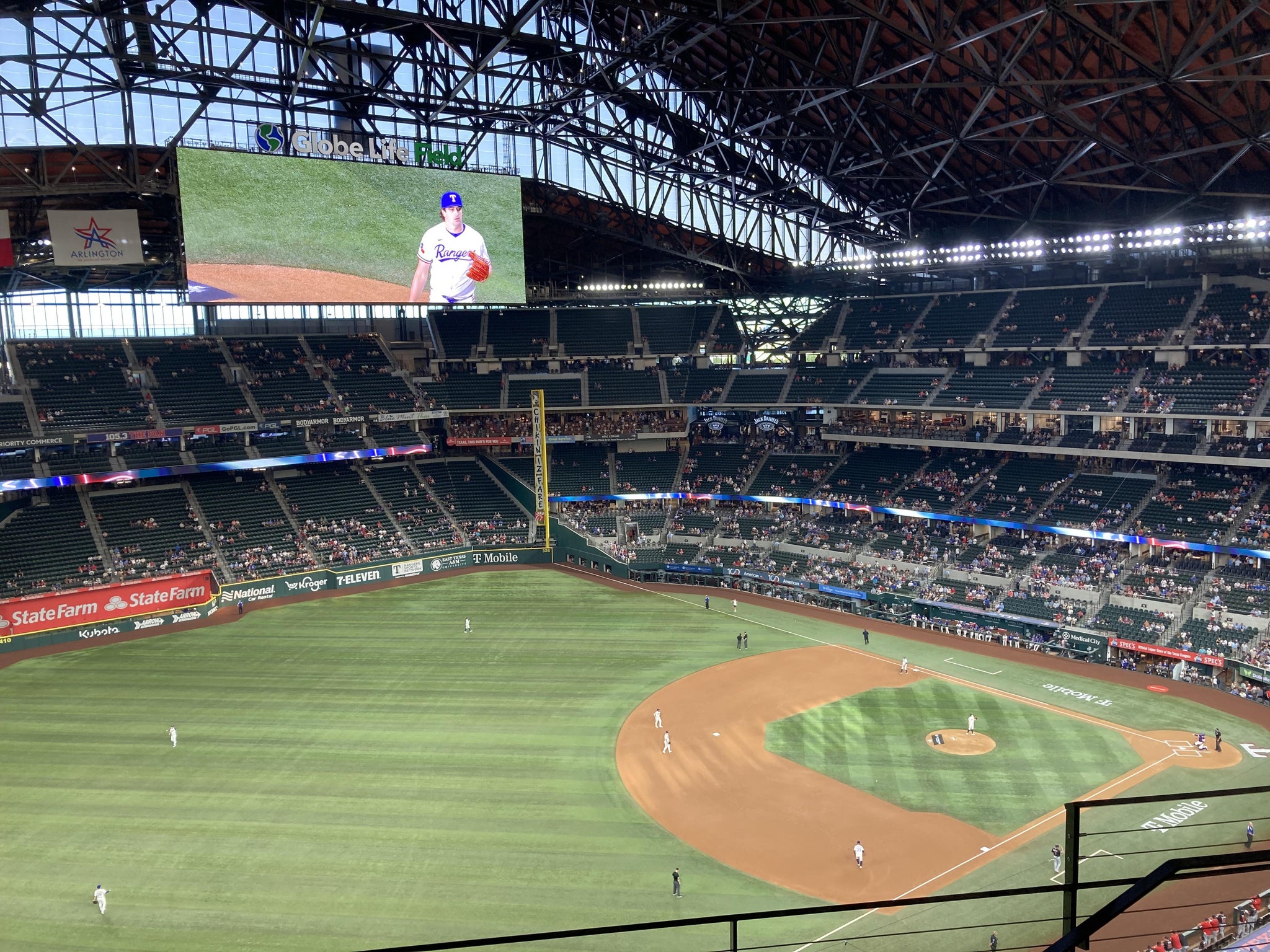 Real Fan View taken from Section 302 at Globe Life Field by West S