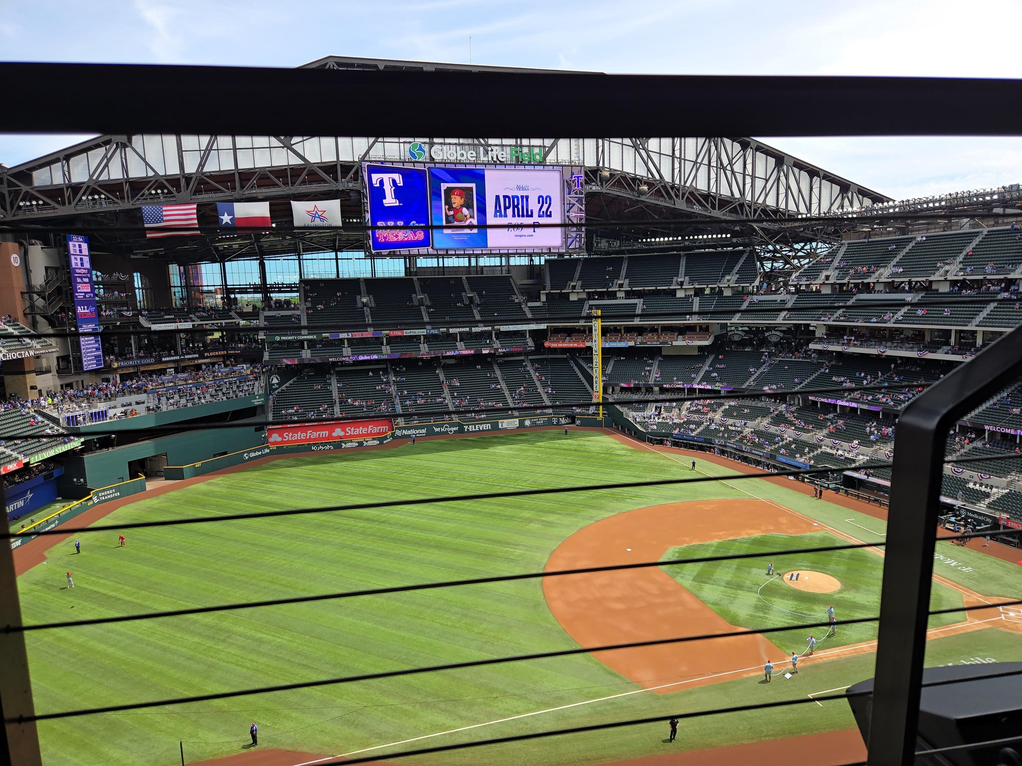 Real Fan View taken from Section 304 at Globe Life Field by Elaine B
