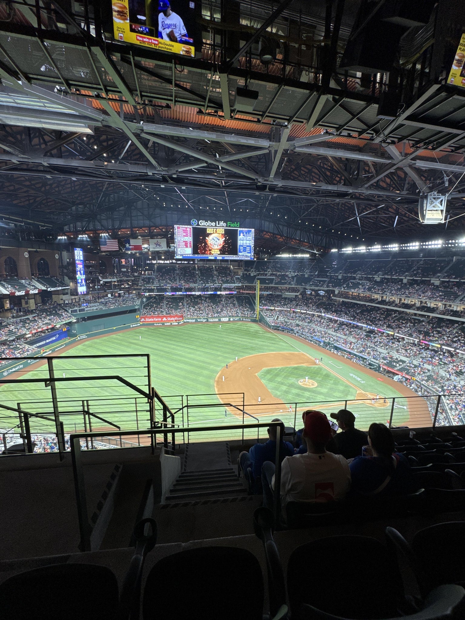 Real Fan View taken from Section 306 at Globe Life Field by Hayden W