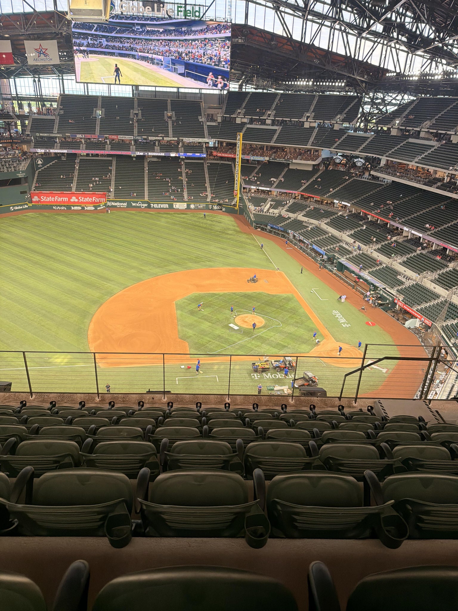 Real Fan View taken from Section 307 at Globe Life Field by Blake L