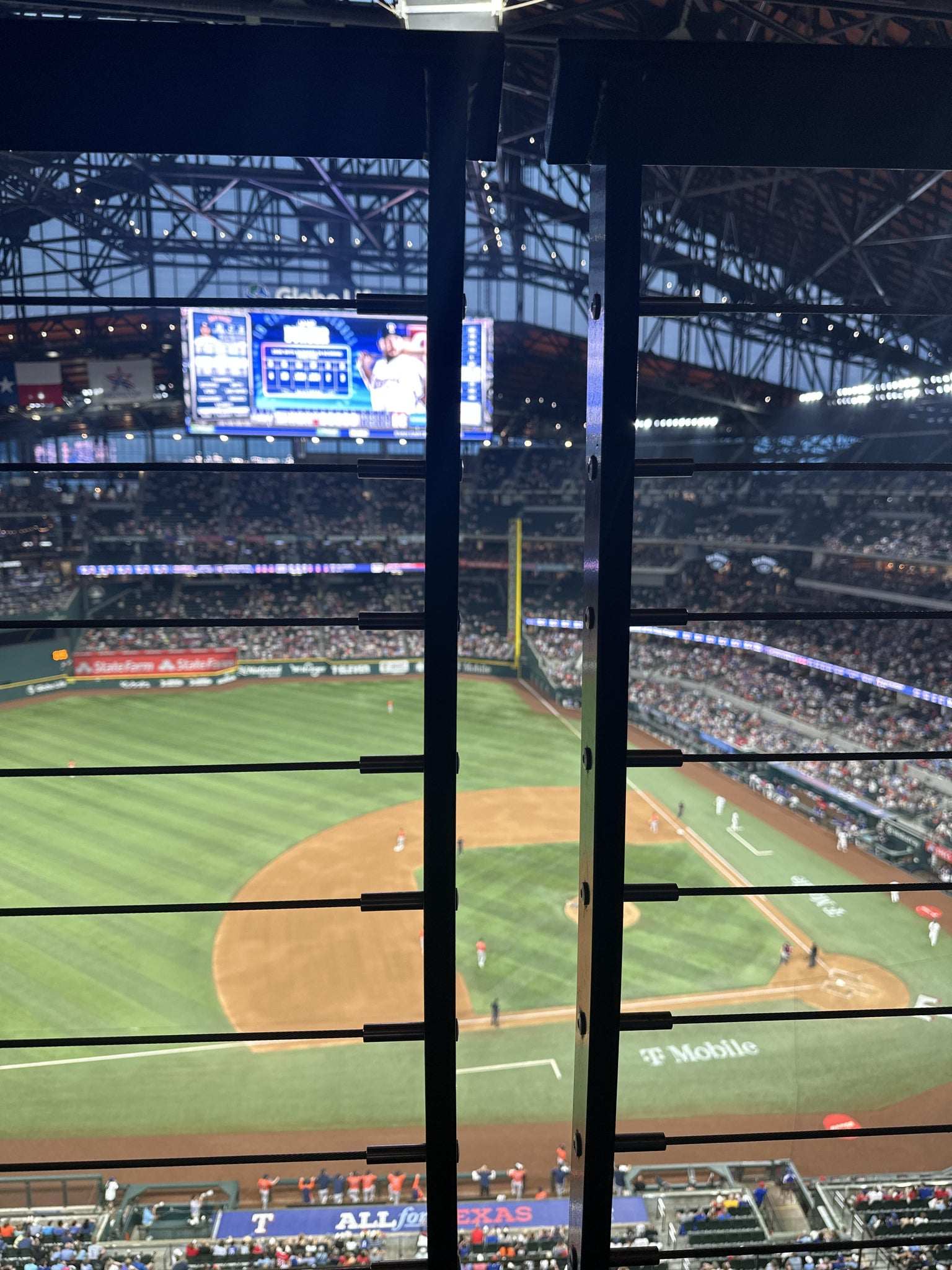 Real Fan View taken from Section 308 at Globe Life Field by Priscilla V