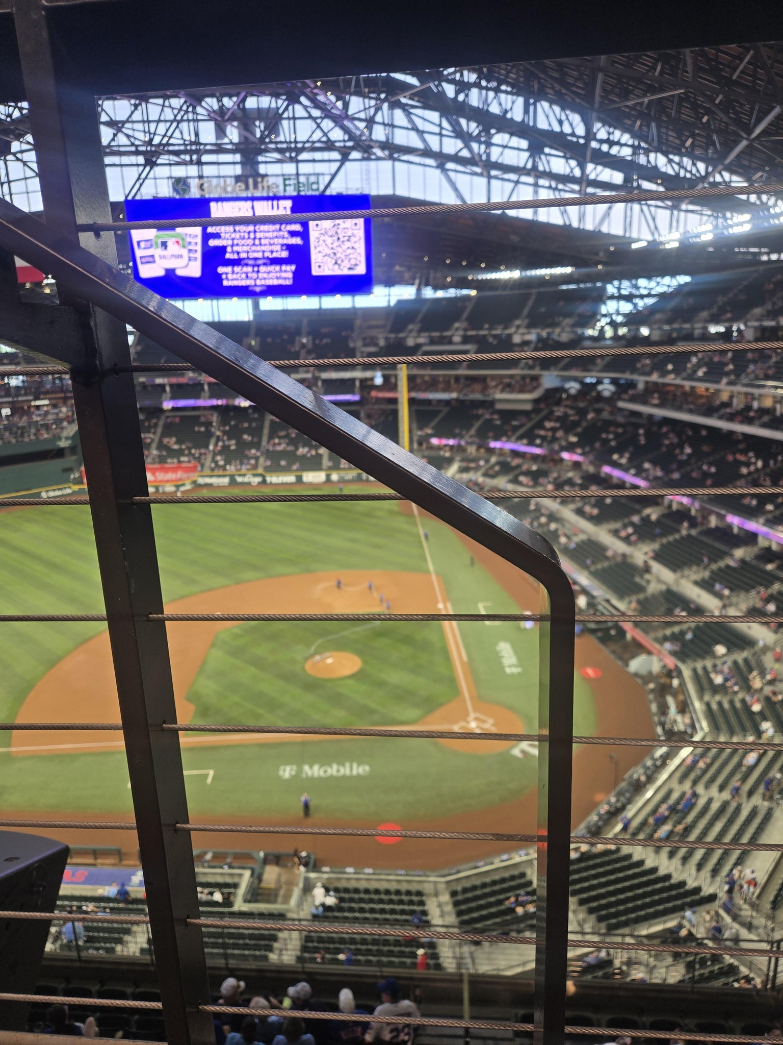 Real Fan View taken from Section 309 at Globe Life Field by Brad B