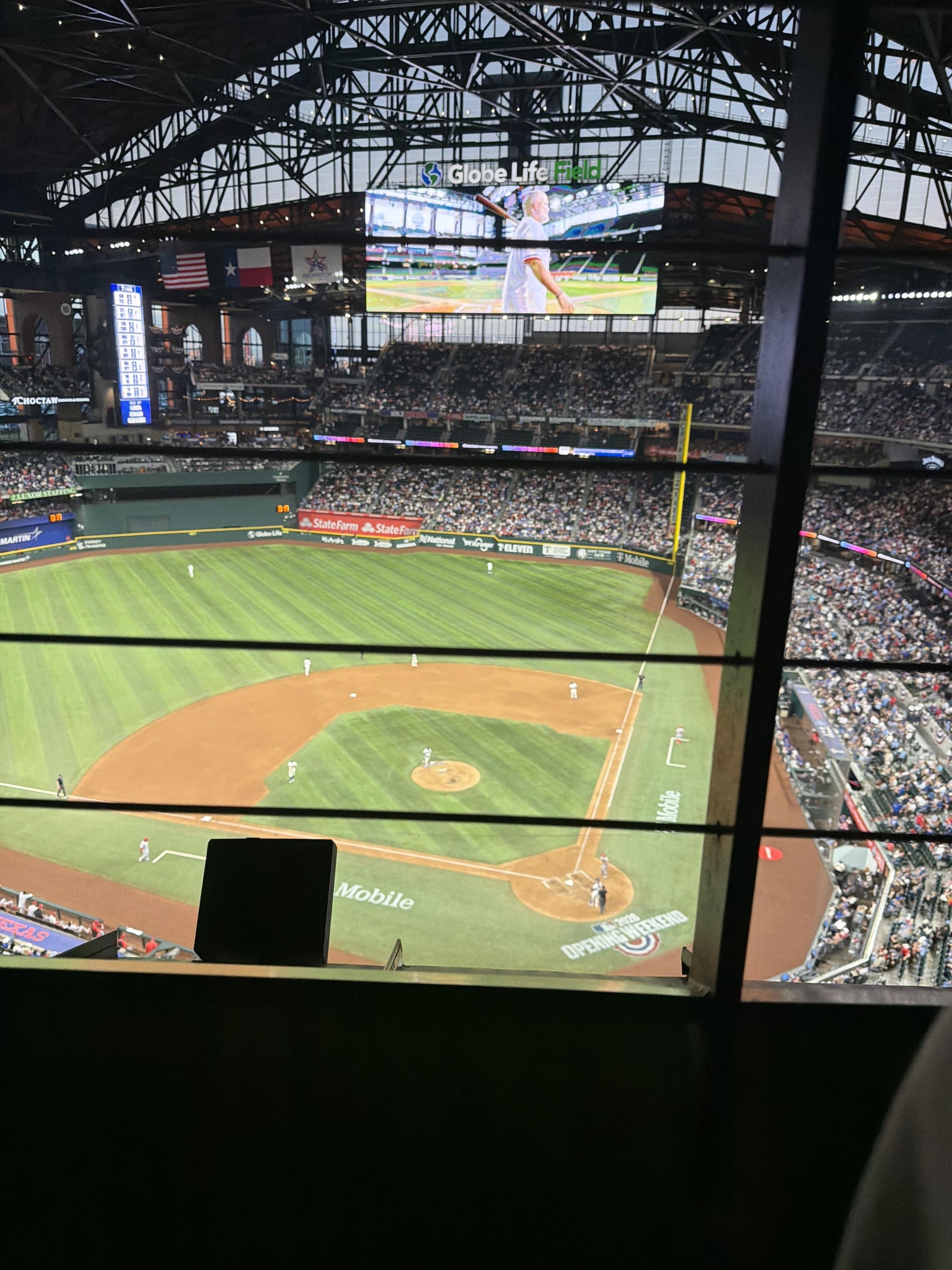 Real Fan View taken from Section 310 at Globe Life Field by Michael L