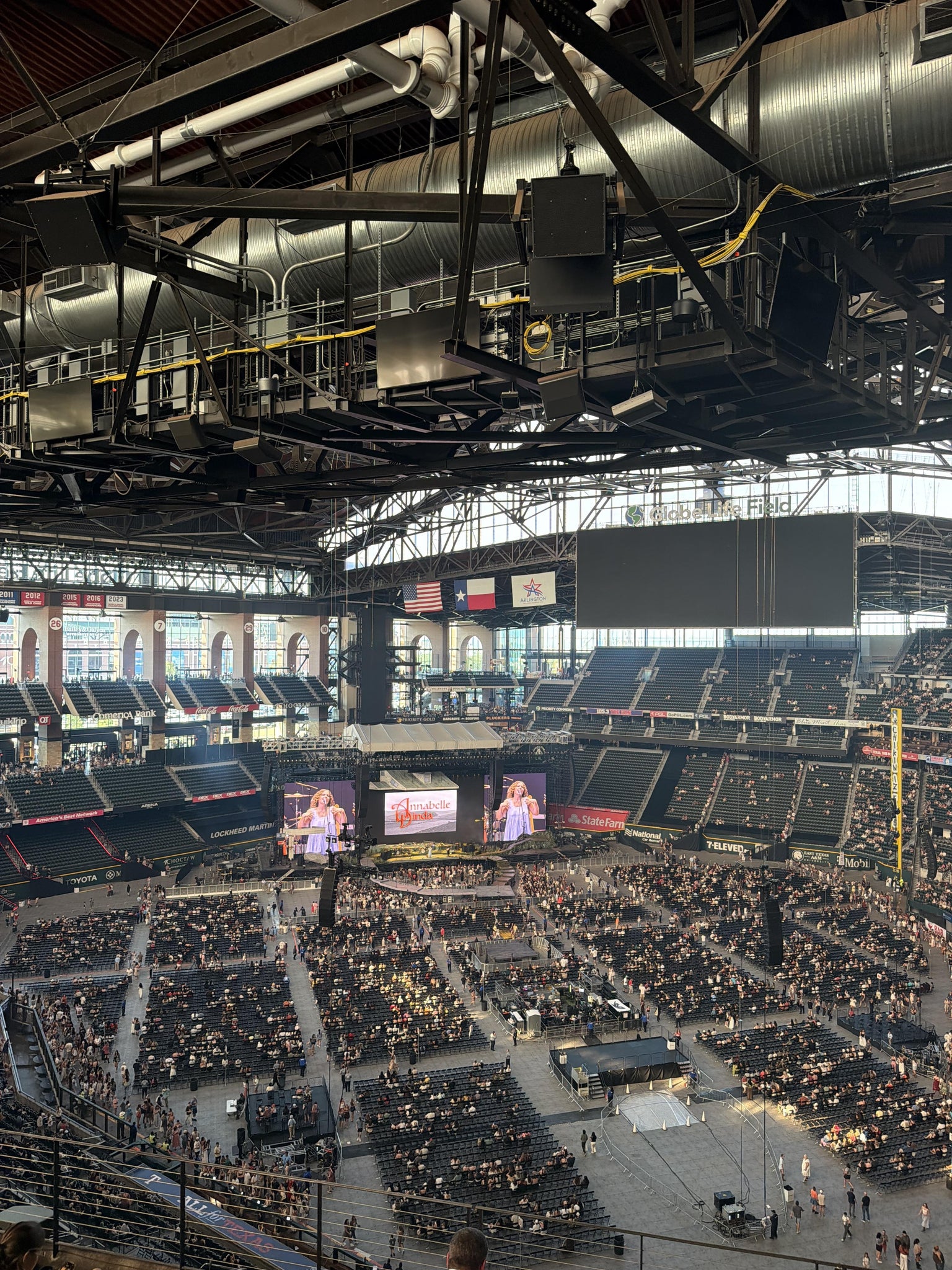 Real Fan View taken from Section 310 at Globe Life Field by Sydney M
