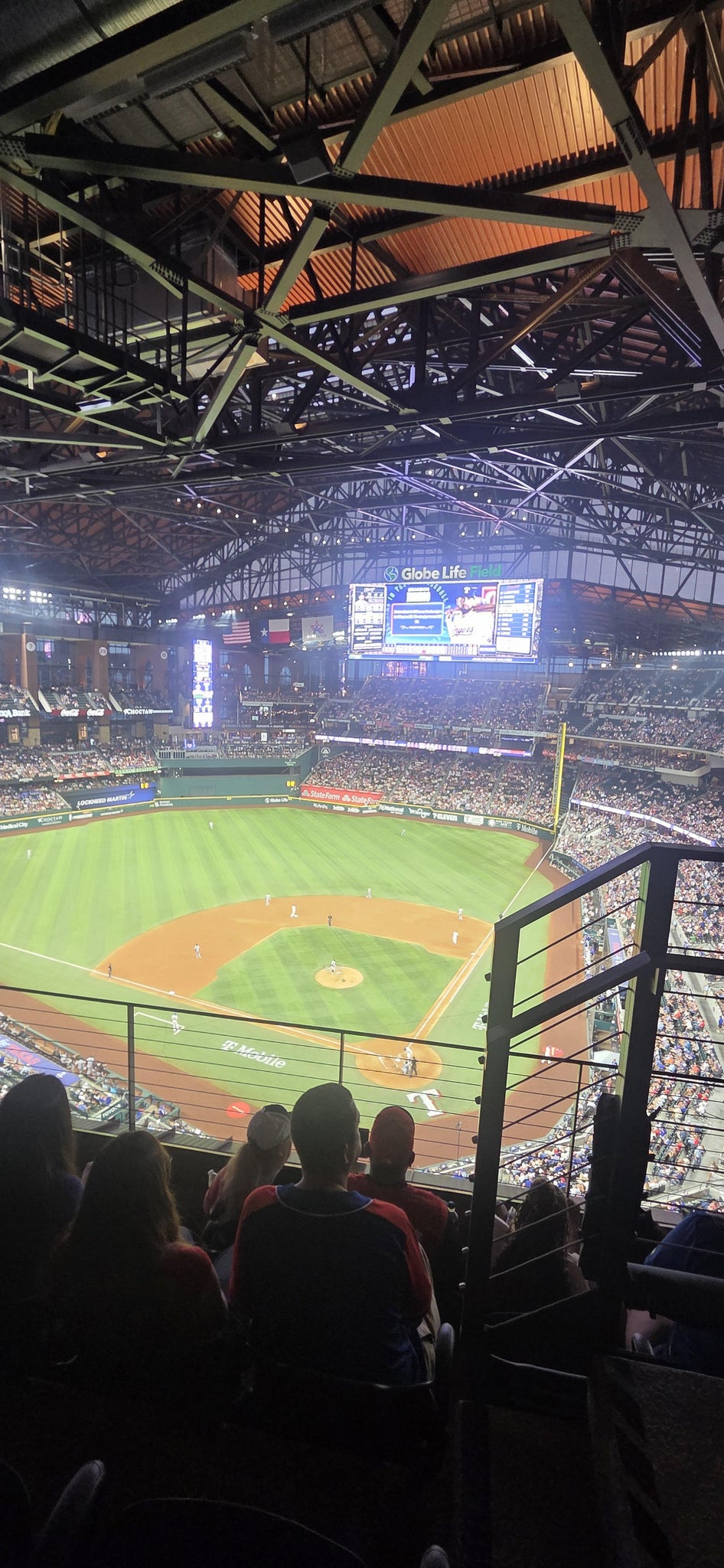 Real Fan View taken from Section 311 at Globe Life Field by Victor h C