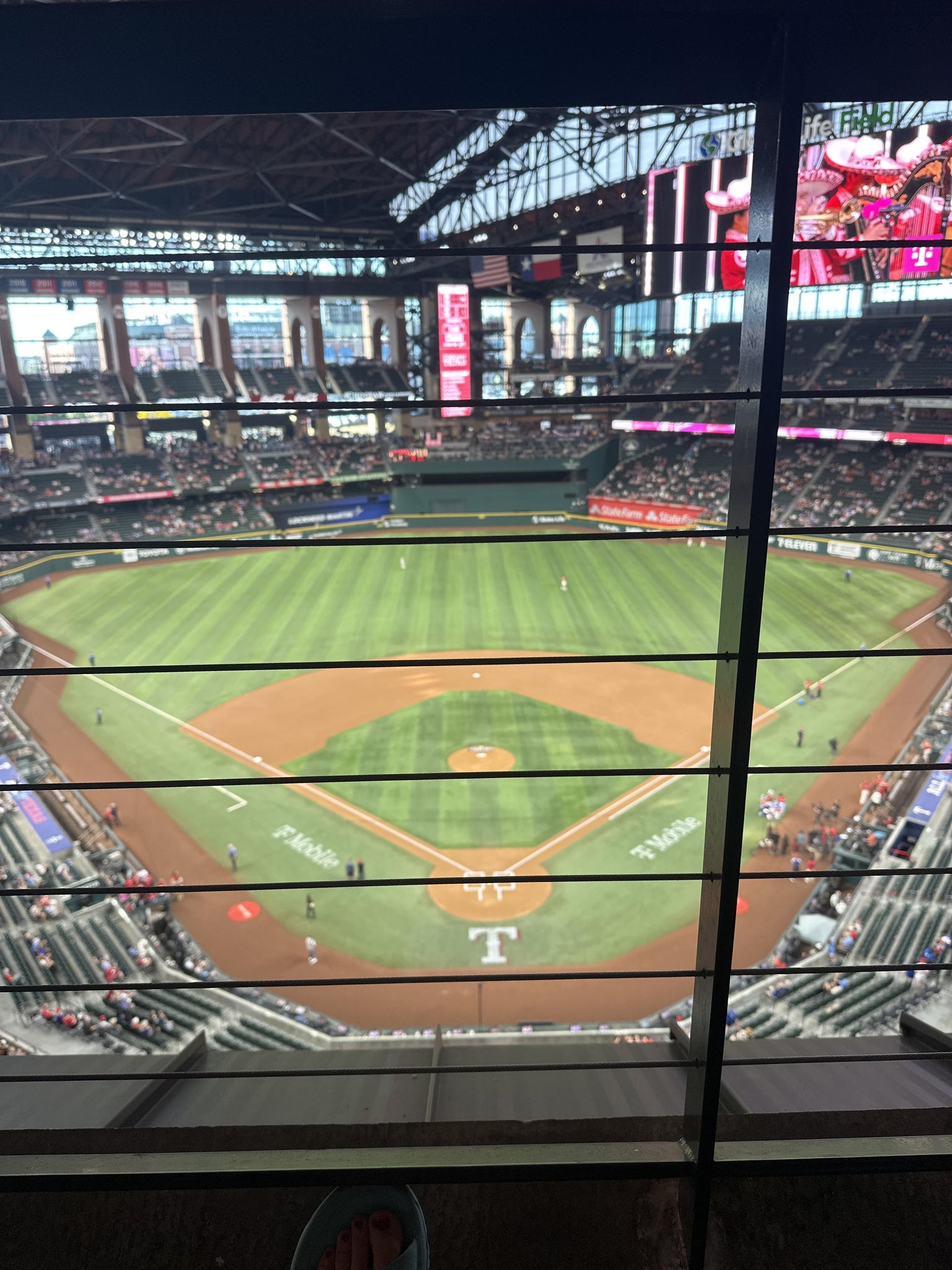 Real Fan View taken from Section 314 at Globe Life Field by Lindsay H