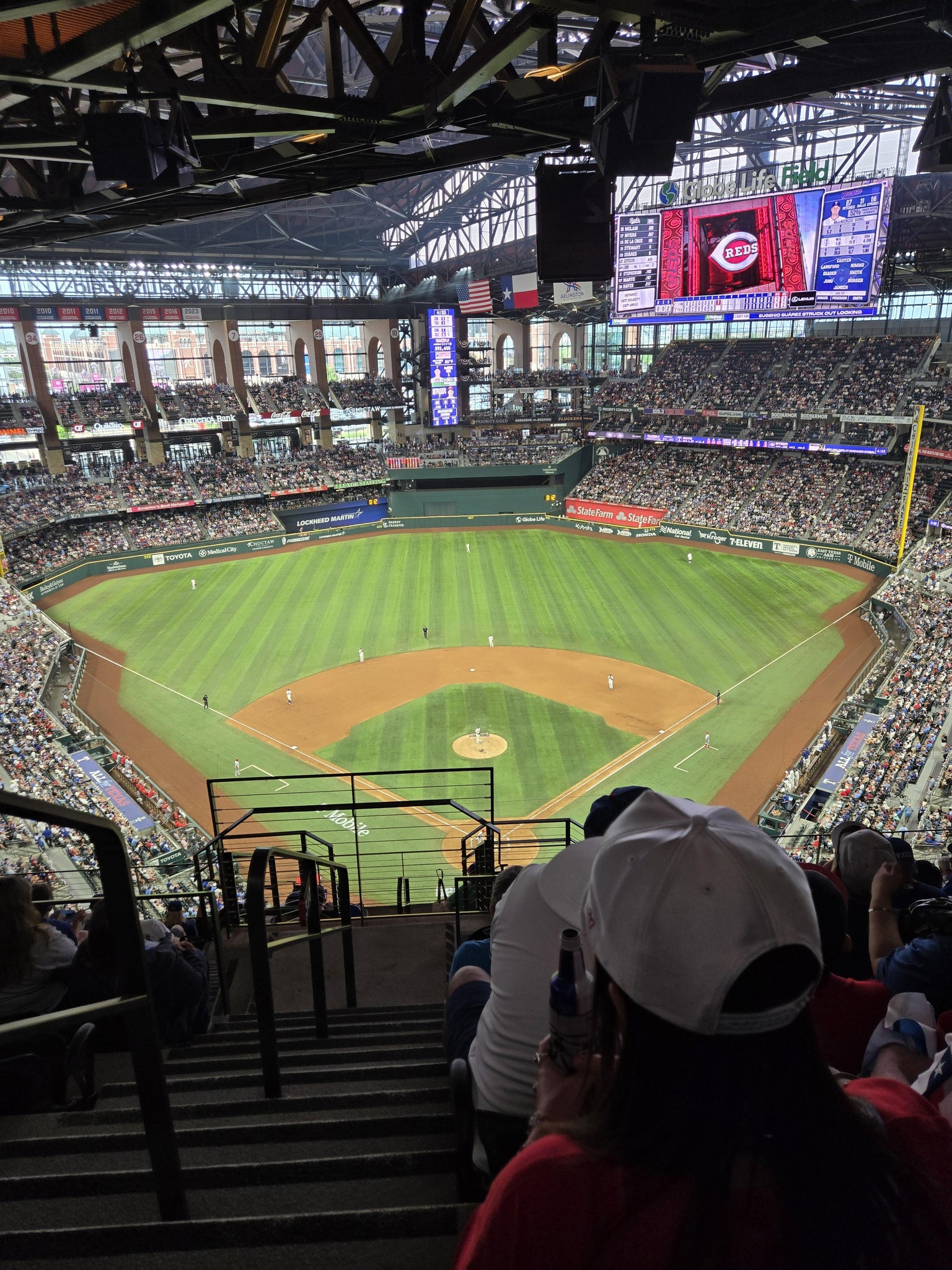 Real Fan View taken from Section 314 at Globe Life Field by Richard T