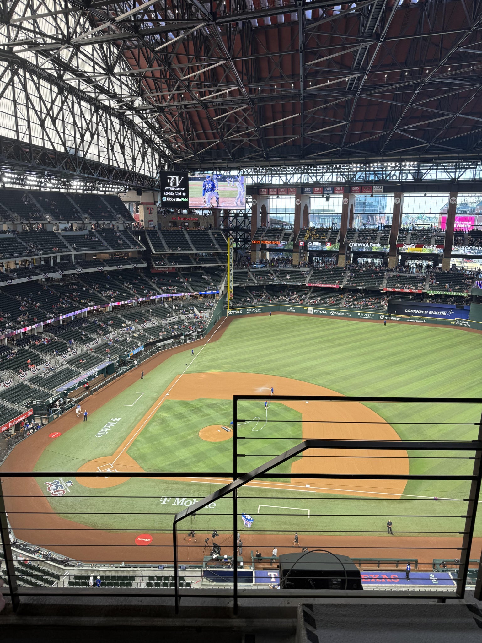 Real Fan View taken from Section 316 at Globe Life Field by Michael W