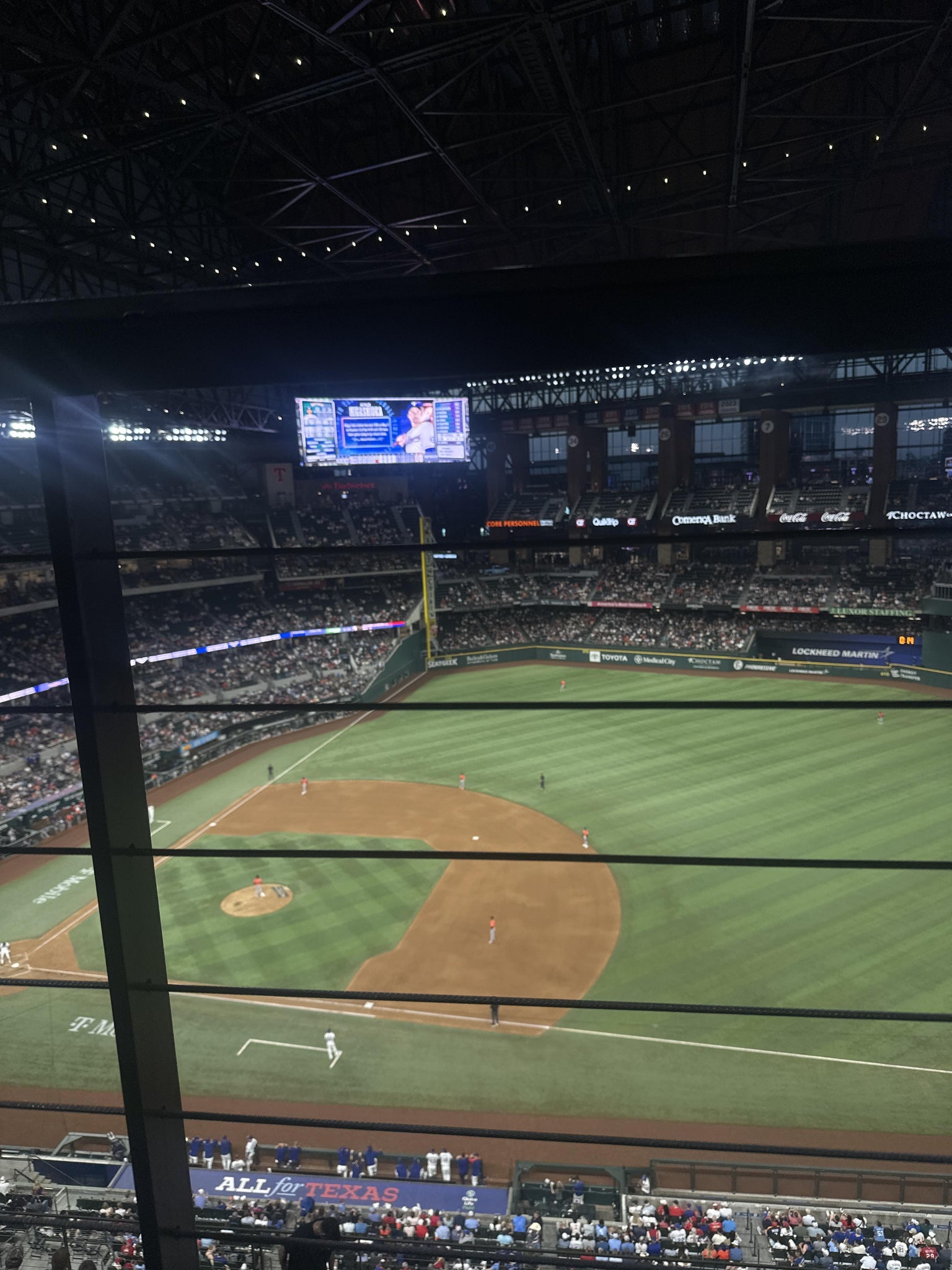 Real Fan View taken from Section 318 at Globe Life Field by Abby grace G