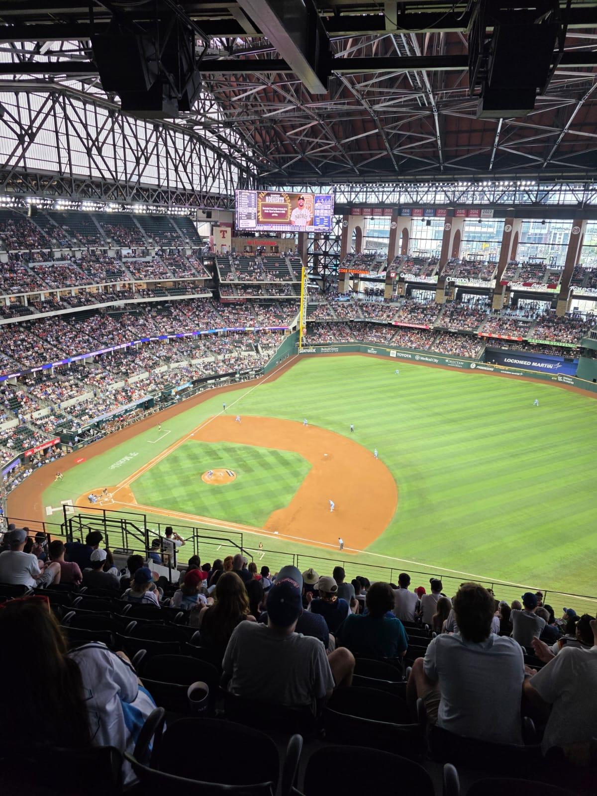 Real Fan View taken from Section 318 at Globe Life Field by Nerey aidely R