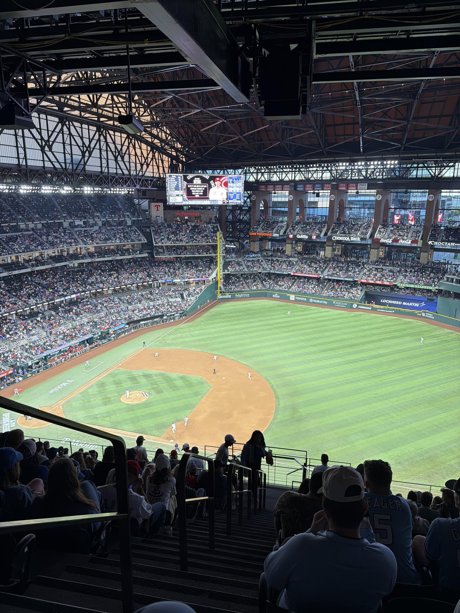 Real Fan View taken from Section 319 at Globe Life Field by Austin G