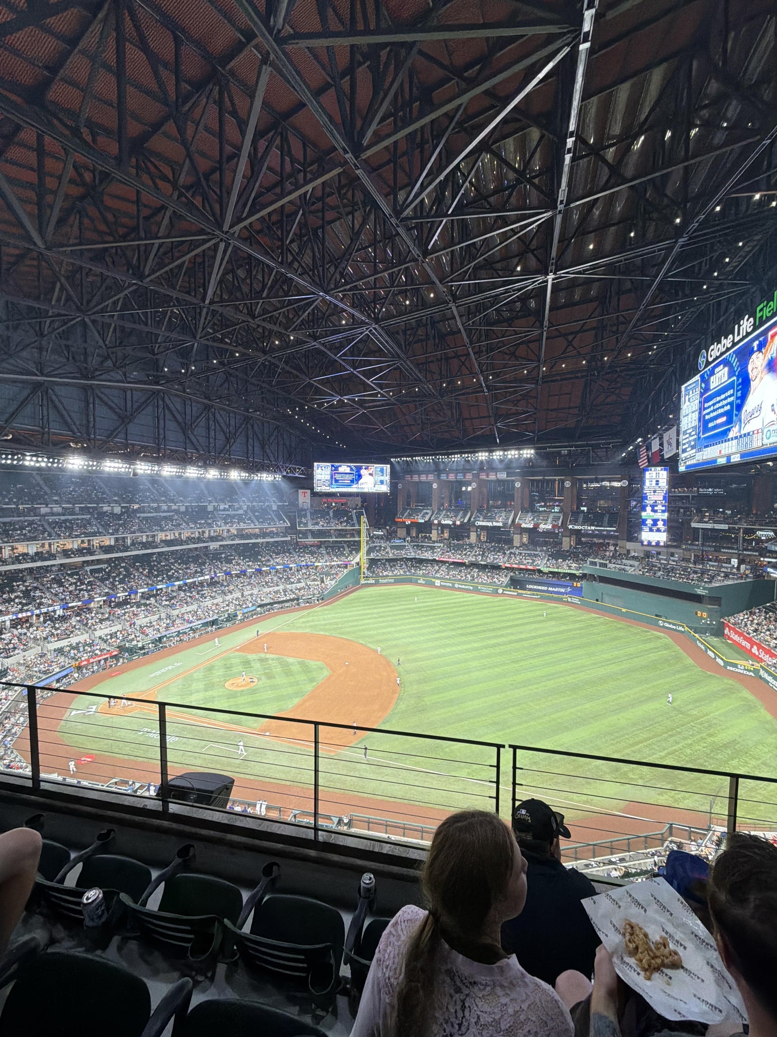 Real Fan View taken from Section 319 at Globe Life Field by Daniel B