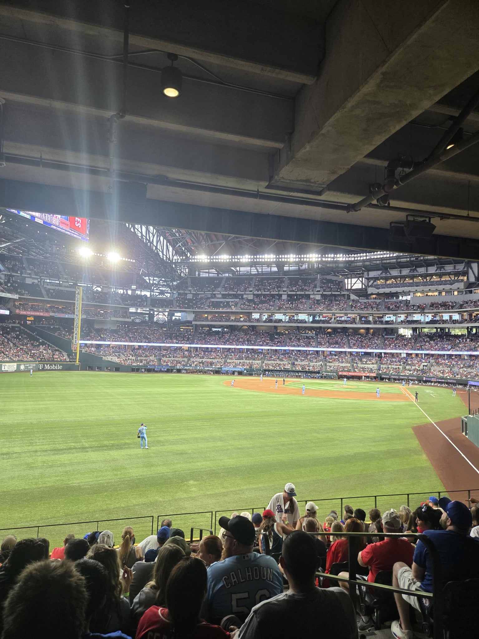 Real Fan View taken from Section 32 at Globe Life Field by Stephanie R