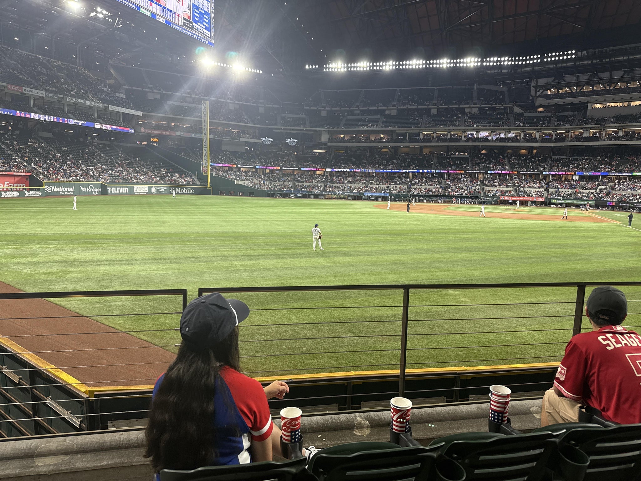 Real Fan View taken from Section 32 at Globe Life Field by Wendelyn R