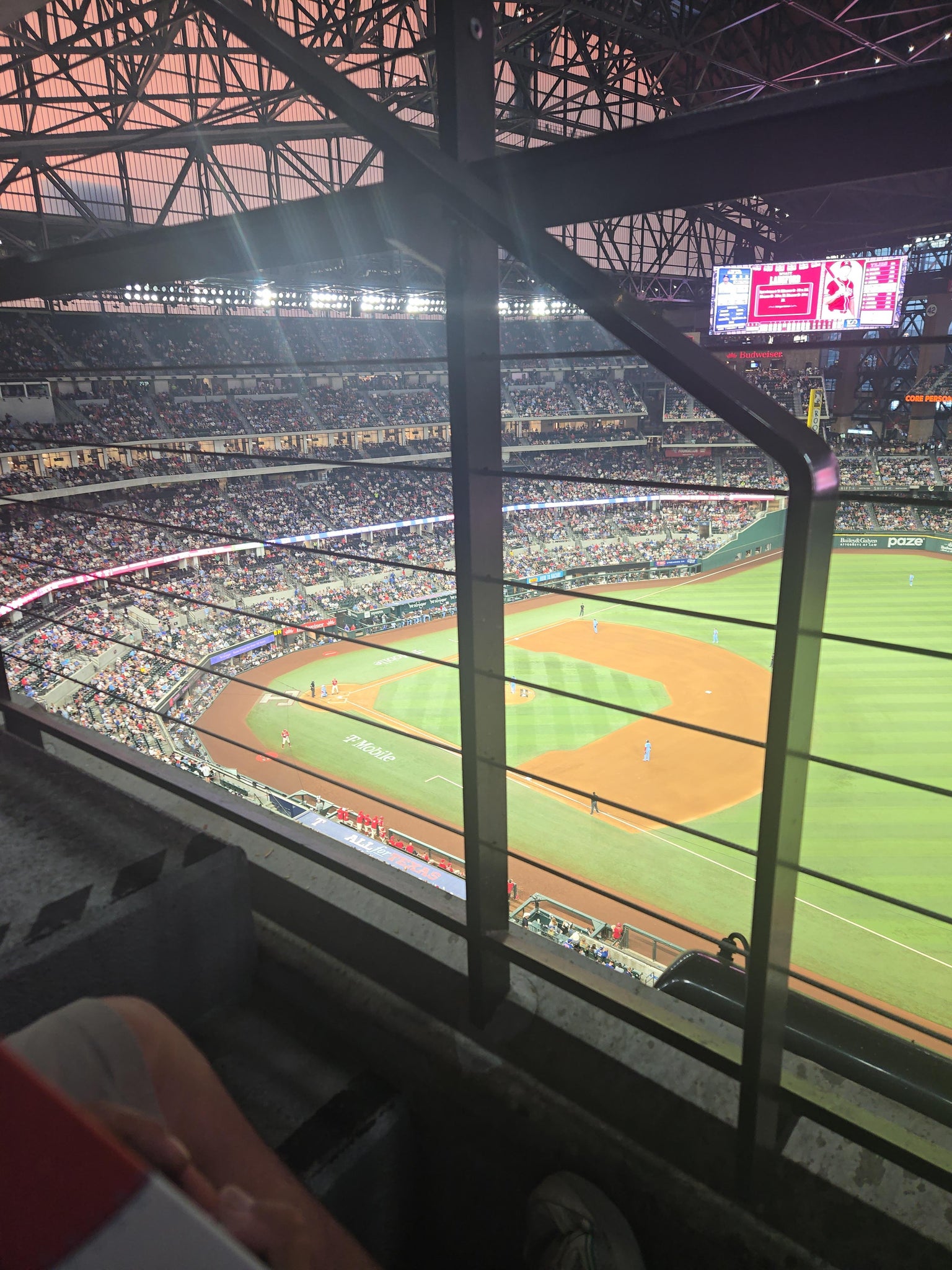 Real Fan View taken from Section 320 at Globe Life Field by Jorge esparza R