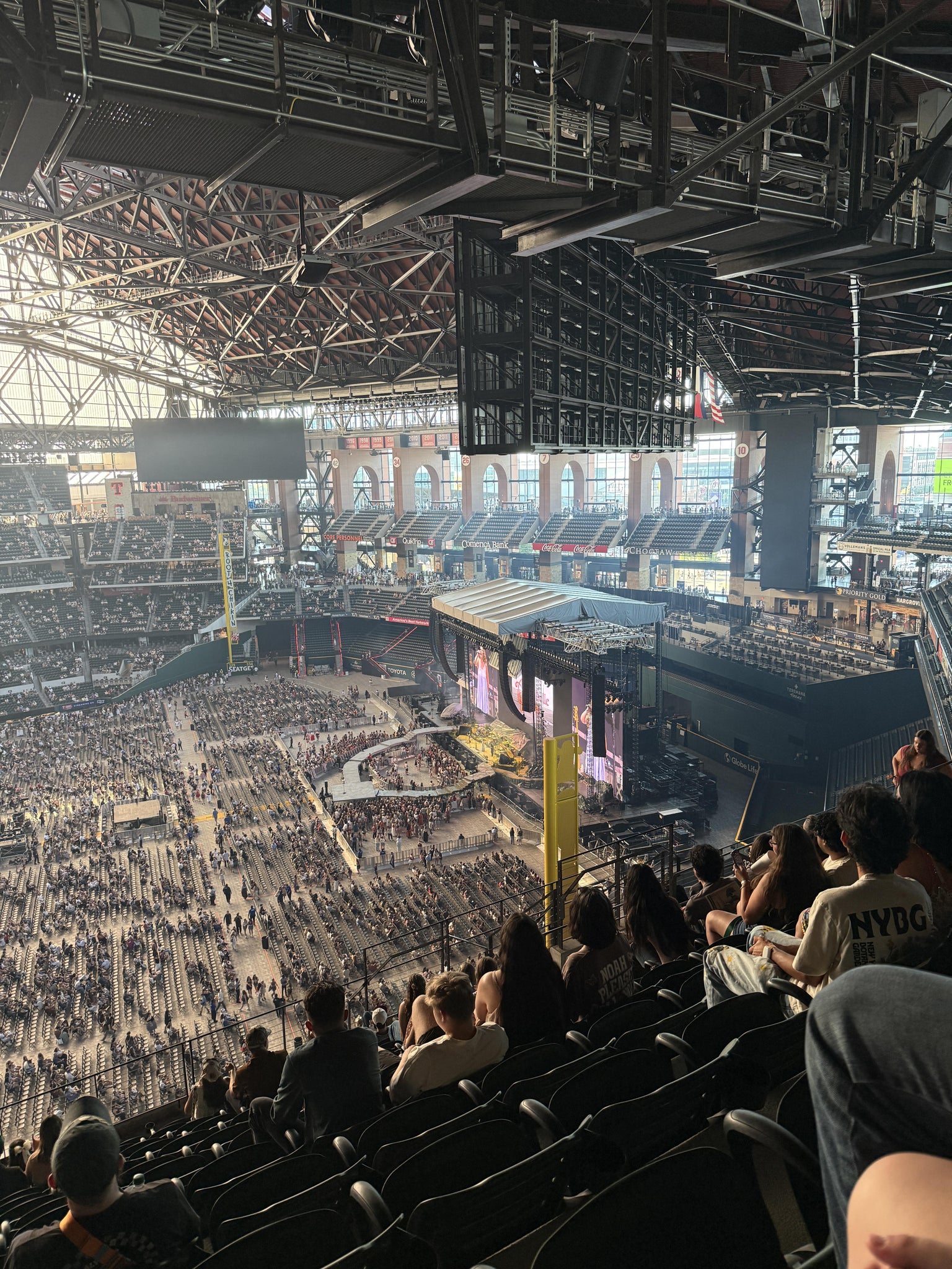 Real Fan View taken from Section 323 at Globe Life Field by Alexis S
