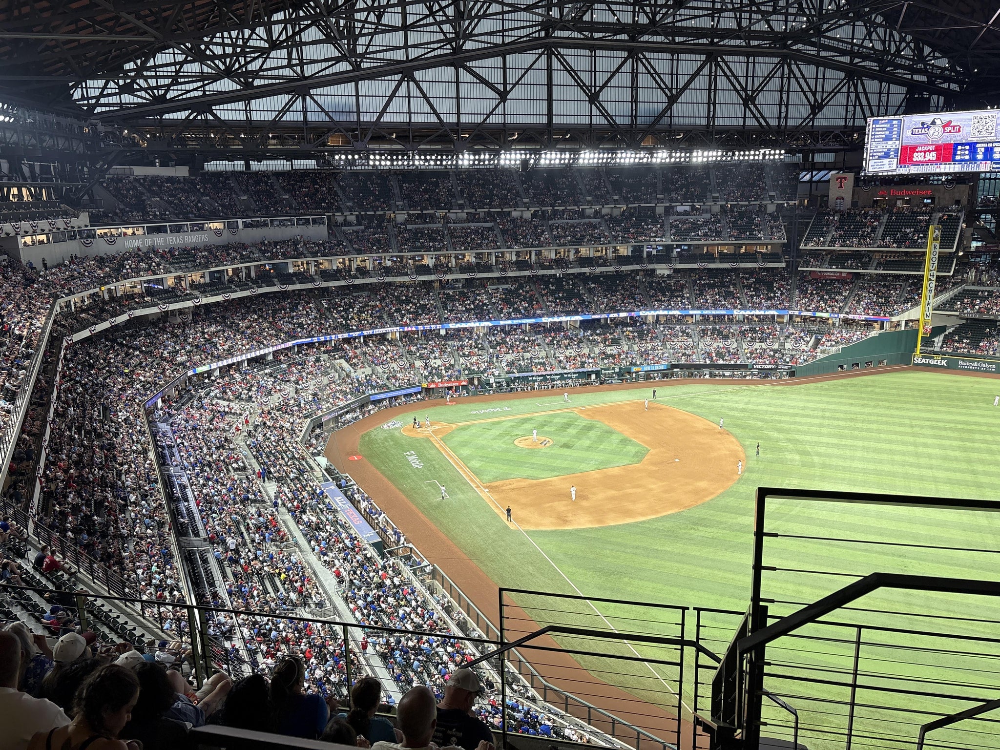 Real Fan View taken from Section 323 at Globe Life Field by John F