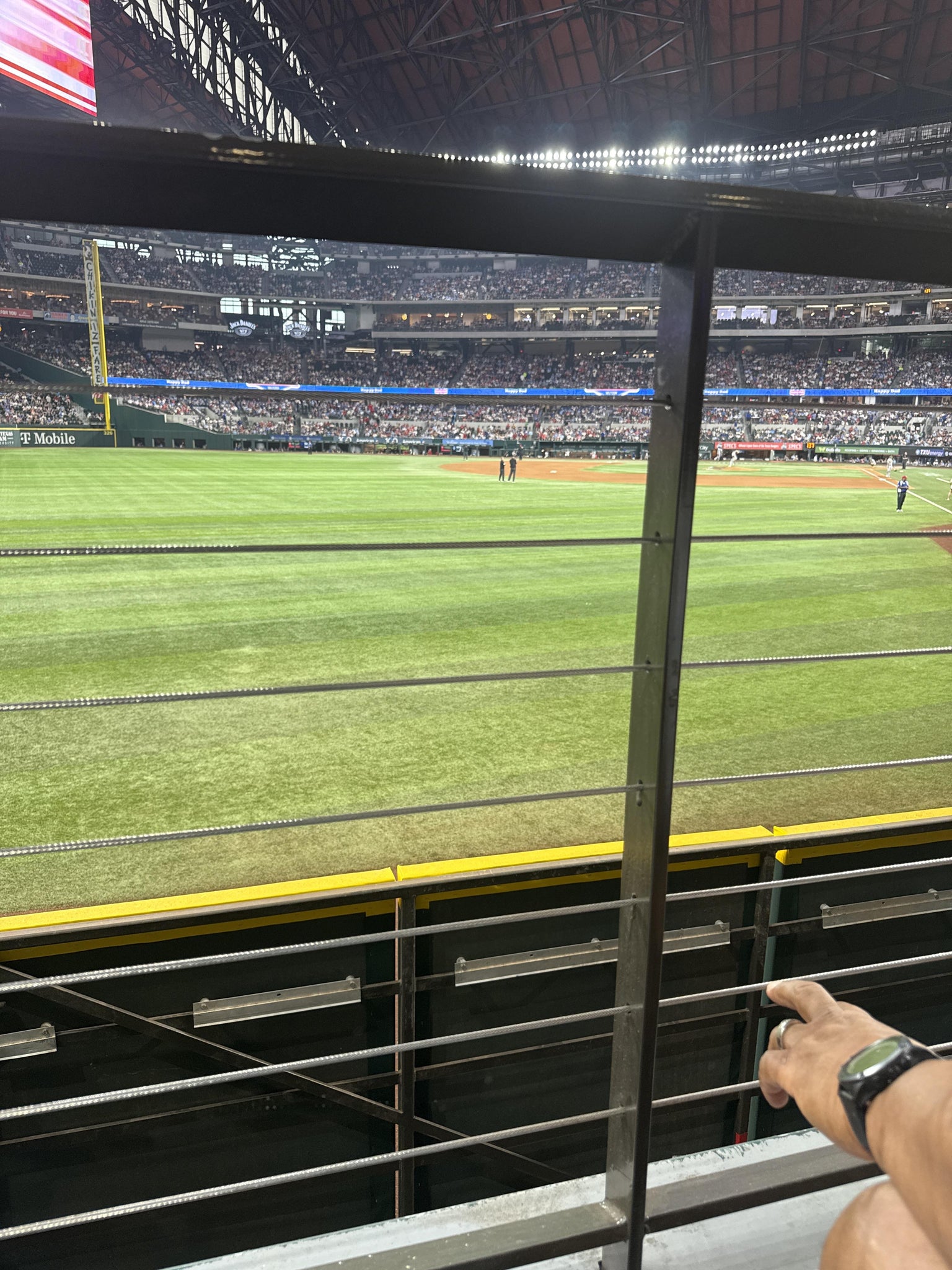 Real Fan View taken from Section 33 at Globe Life Field by Robert D