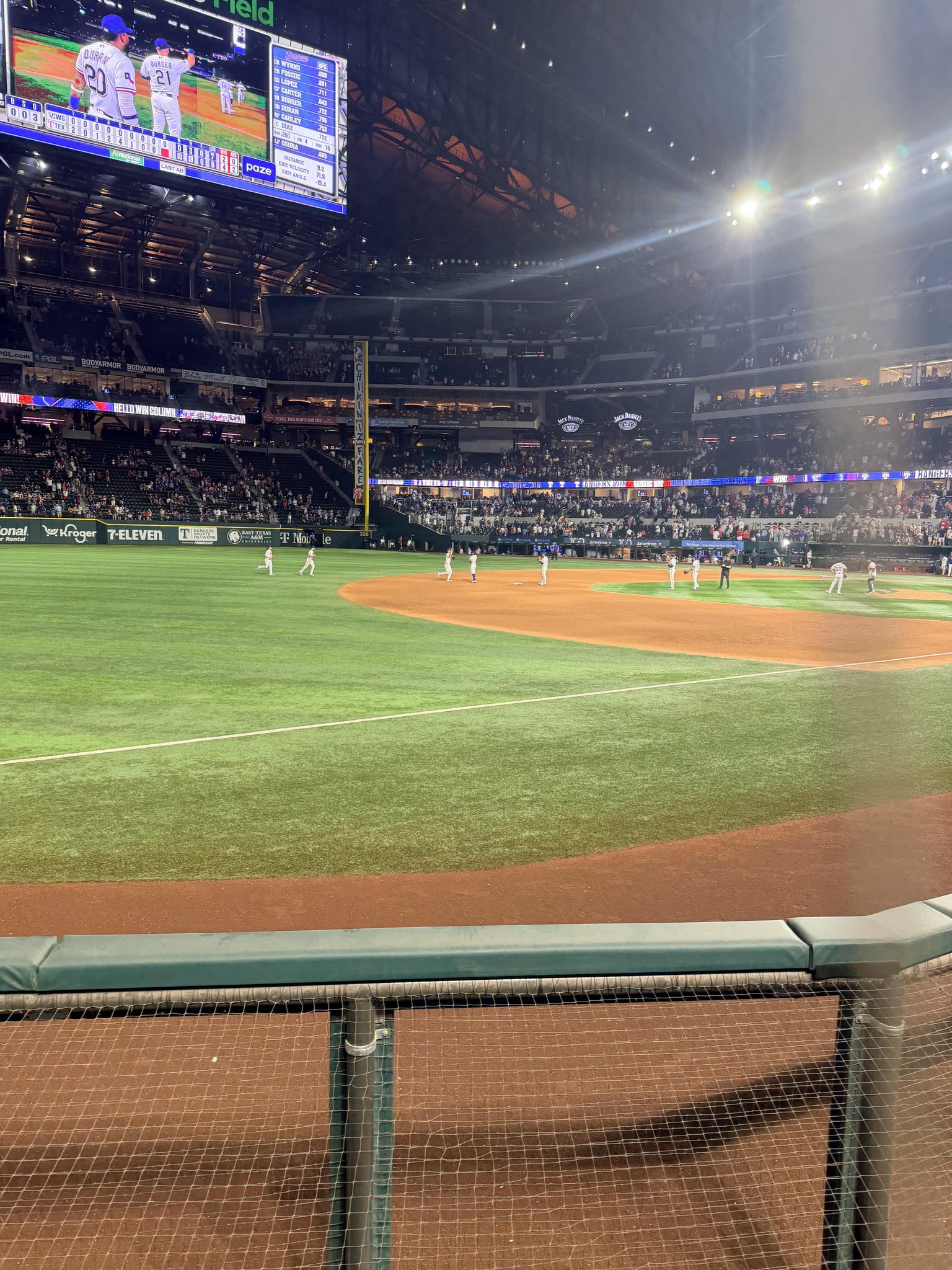 Real Fan View taken from Section 4 at Globe Life Field by Anonymous User
