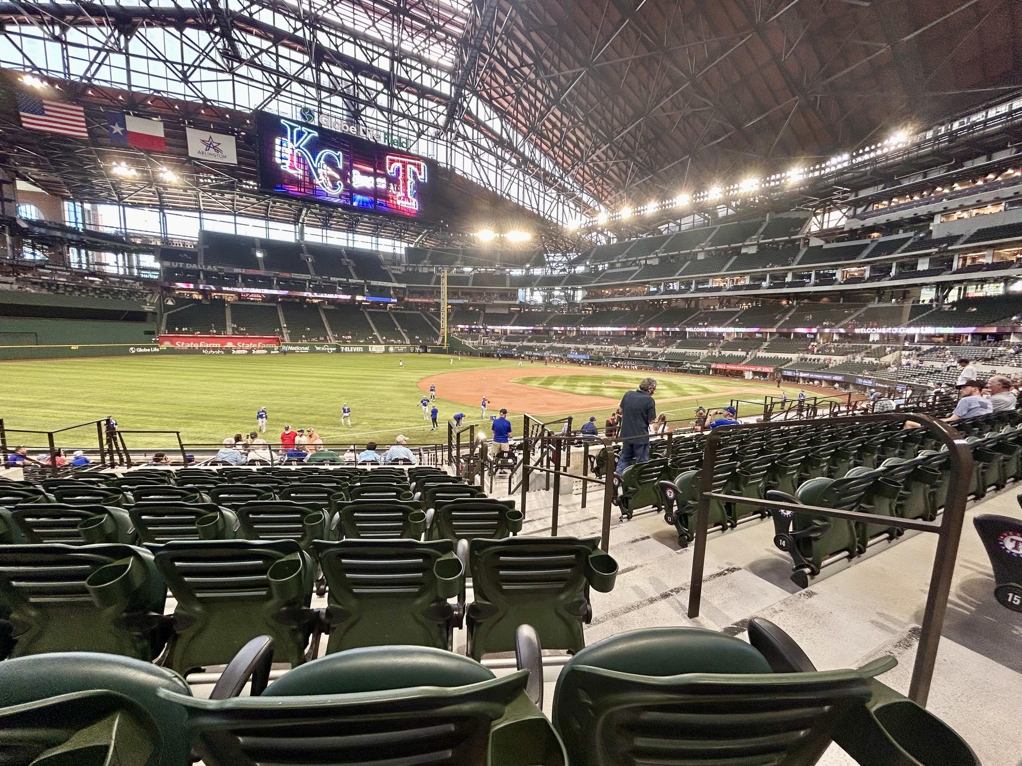 Real Fan View taken from Section 4 at Globe Life Field by Sicily R