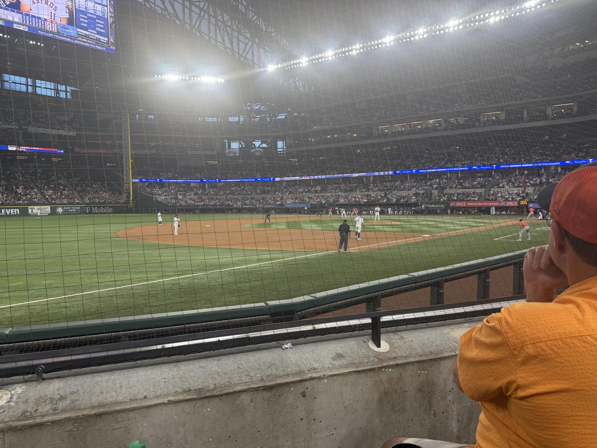 Real Fan View taken from Section 4 at Globe Life Field by Erin B