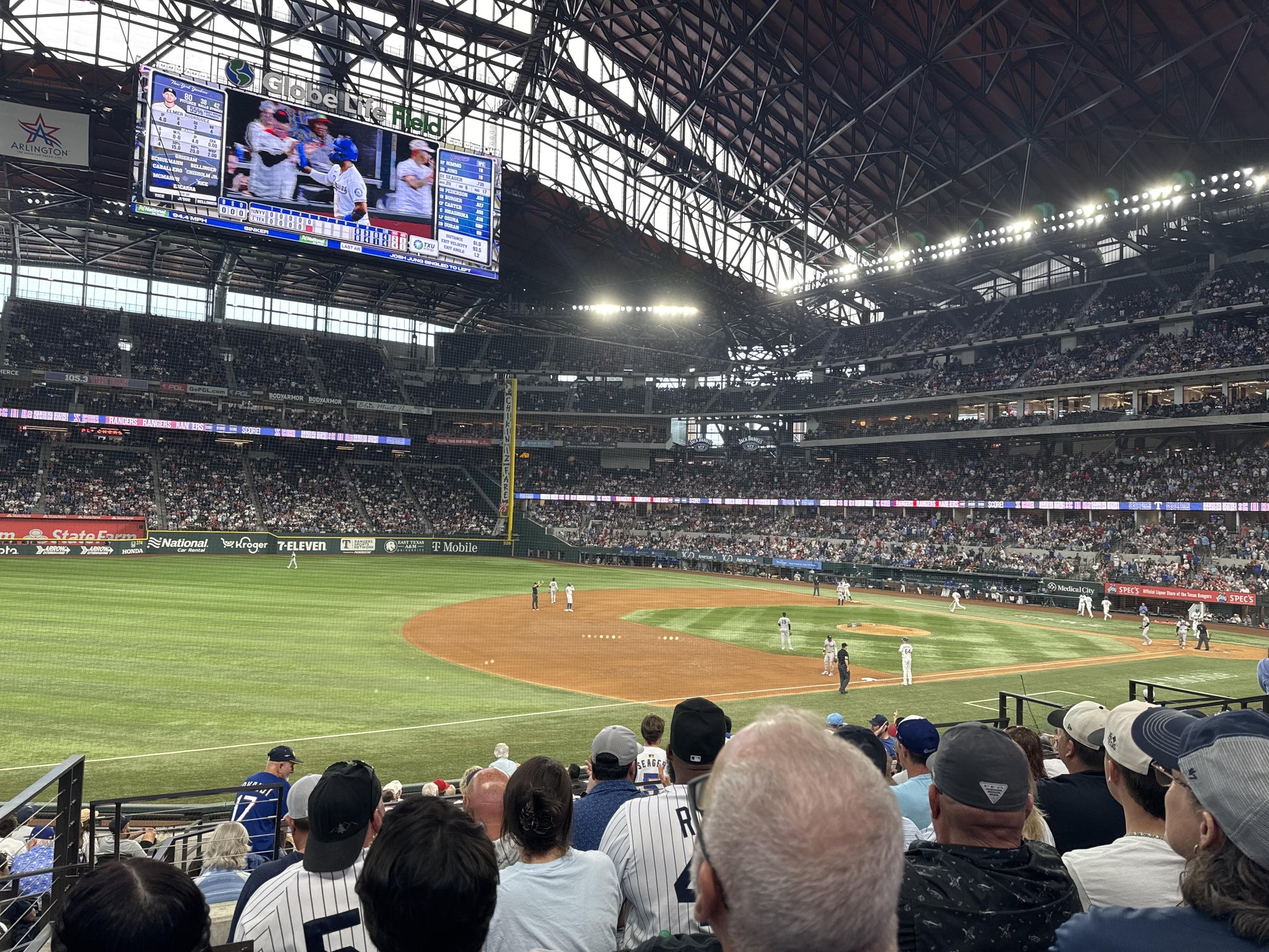 Real Fan View taken from Section 5 at Globe Life Field by Martinay S