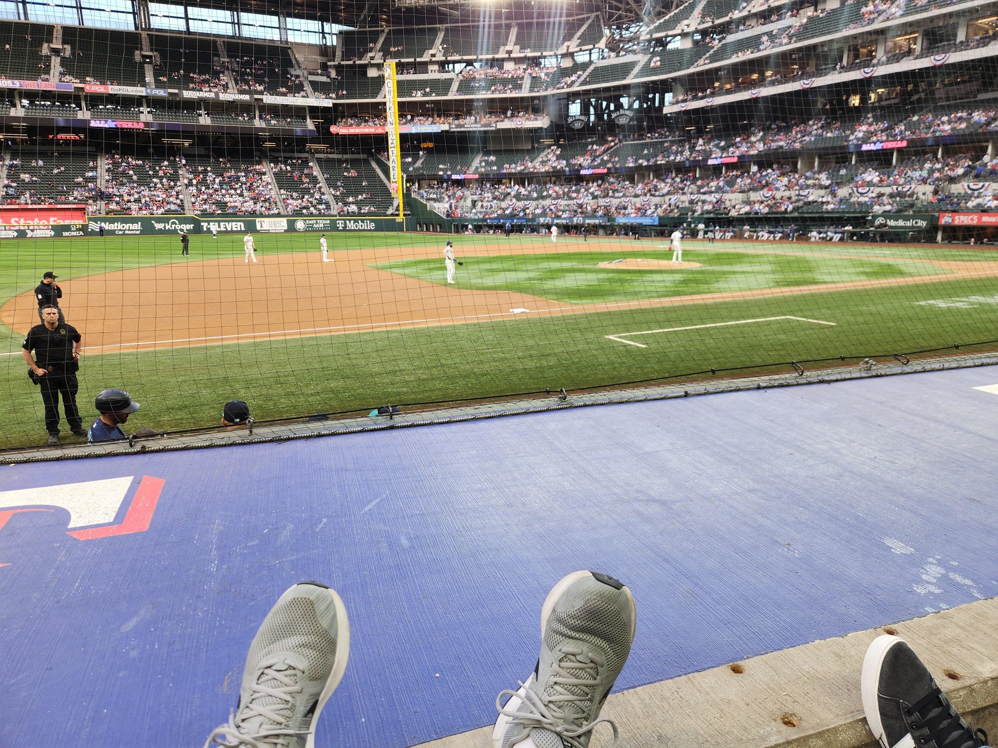 Real Fan View taken from Section 6 at Globe Life Field by Brett D