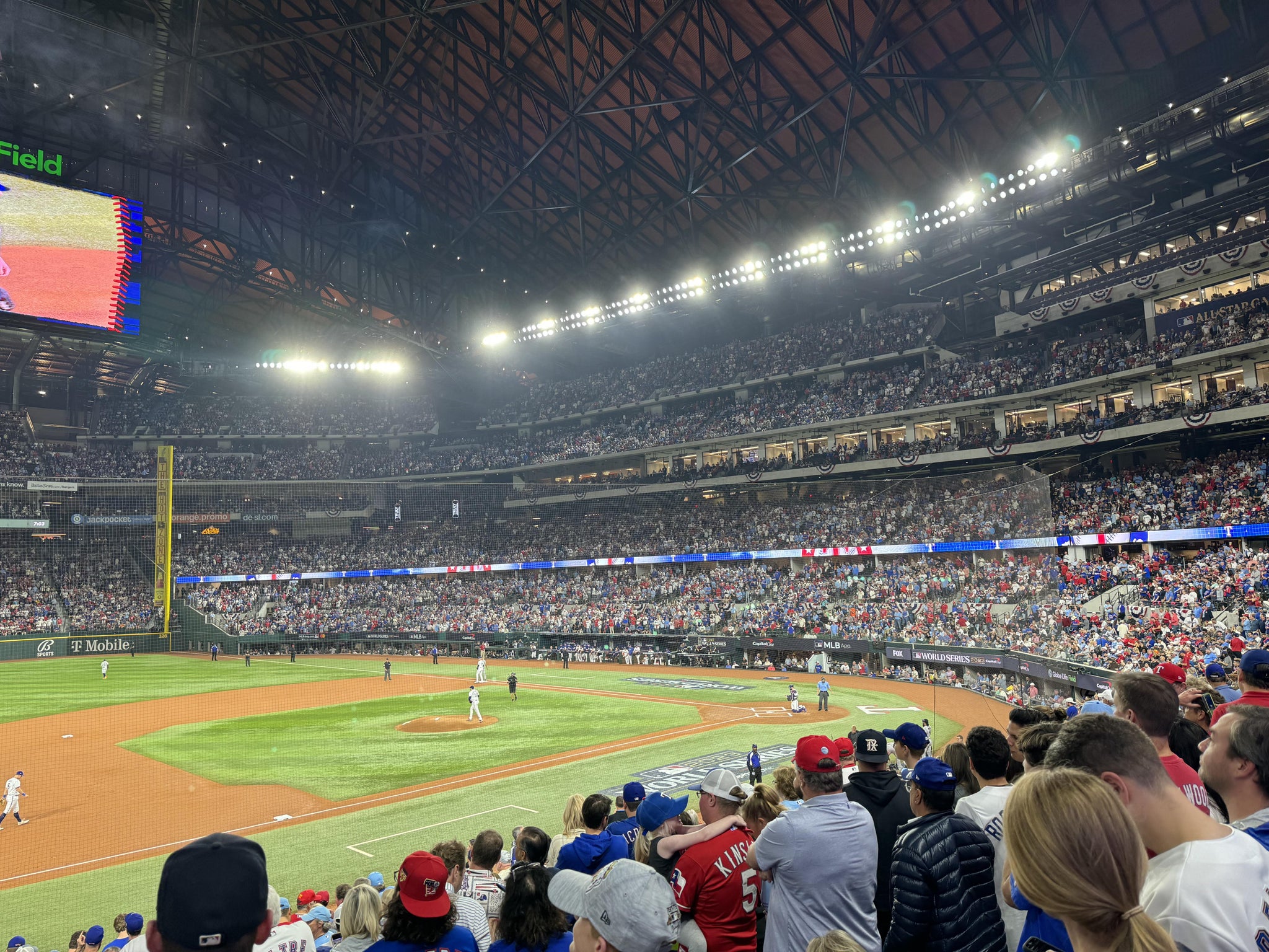 Real Fan View taken from Section 7 at Globe Life Field by Joe R
