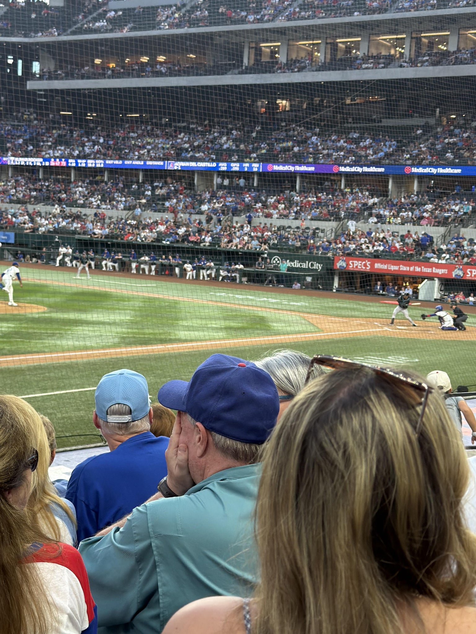 Real Fan View taken from Section 7 at Globe Life Field by Samantha D