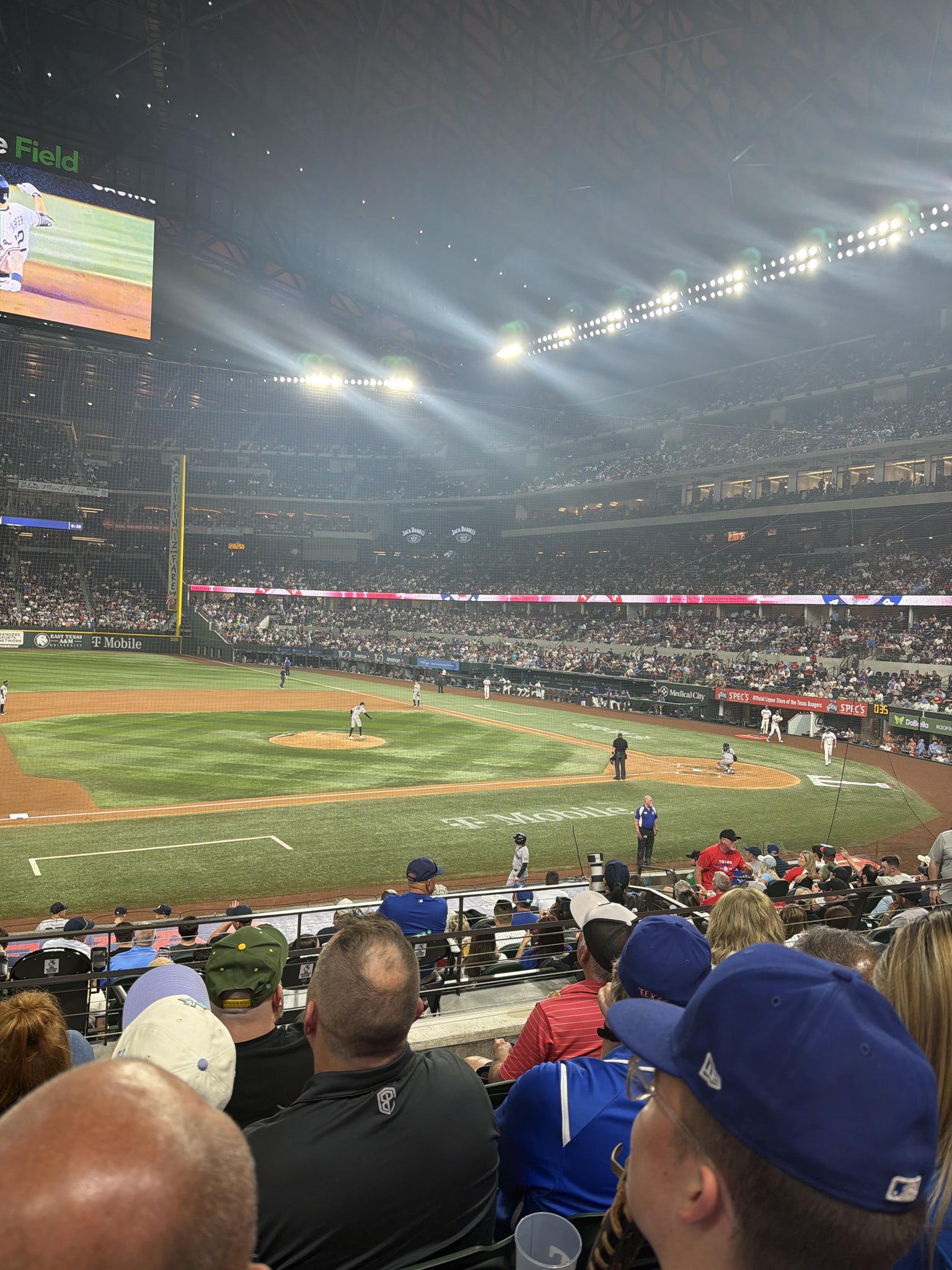 Real Fan View taken from Section 8 at Globe Life Field by Anonymous User