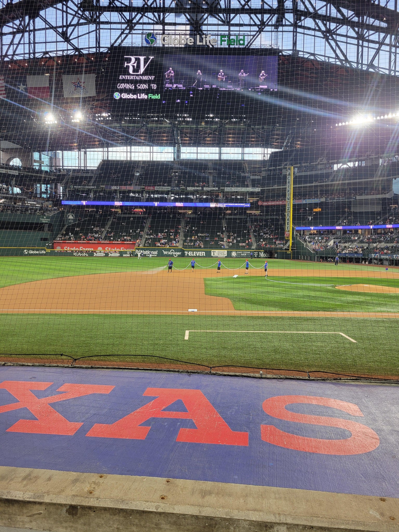Real Fan View taken from Section 8 at Globe Life Field by John P