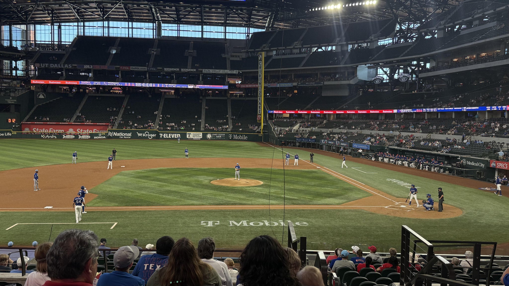 Real Fan View taken from Section 9 at Globe Life Field by Gabriela F