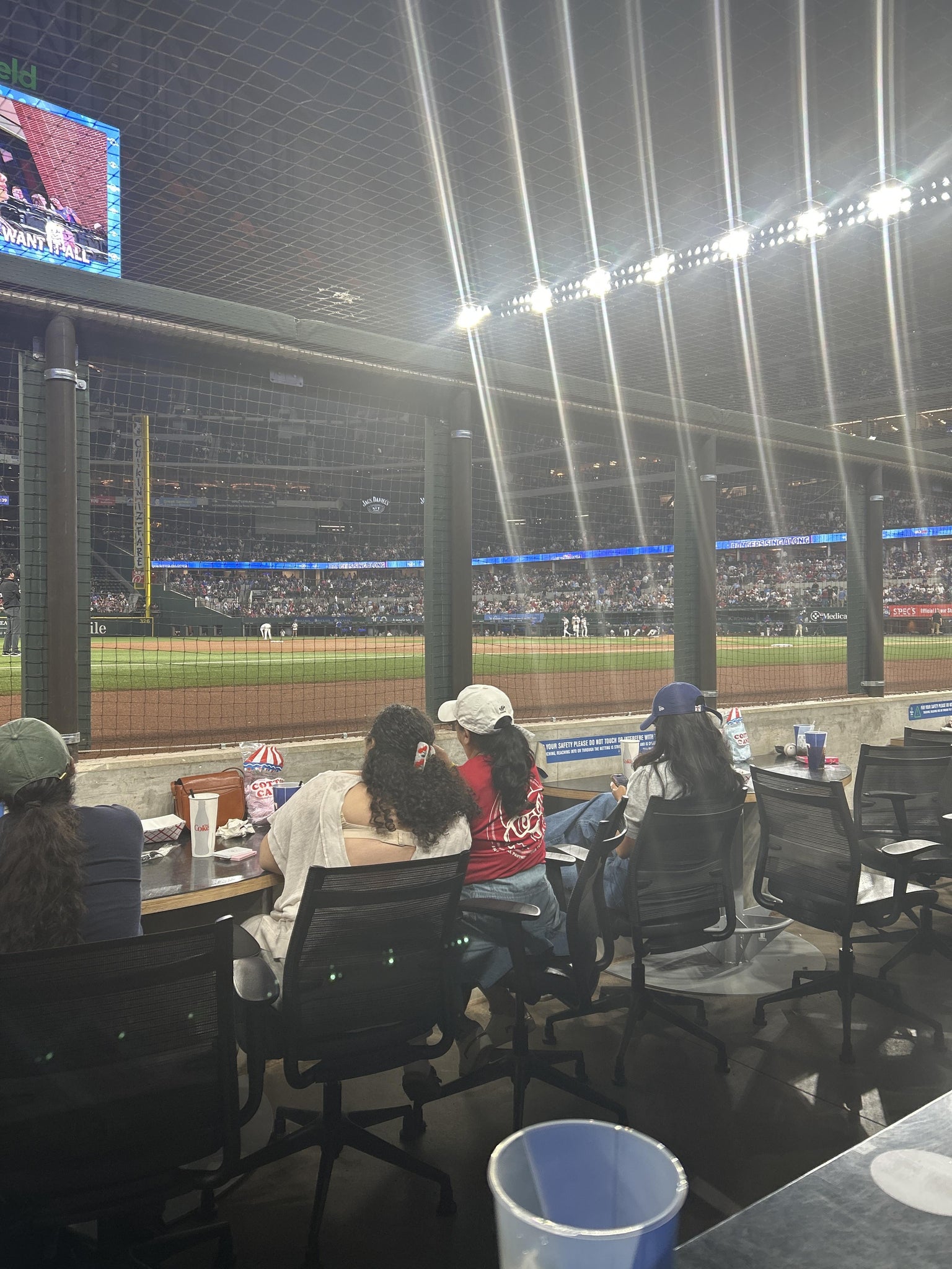 Real Fan View taken from Dugout Club Third Base at Globe Life Field by Greg B