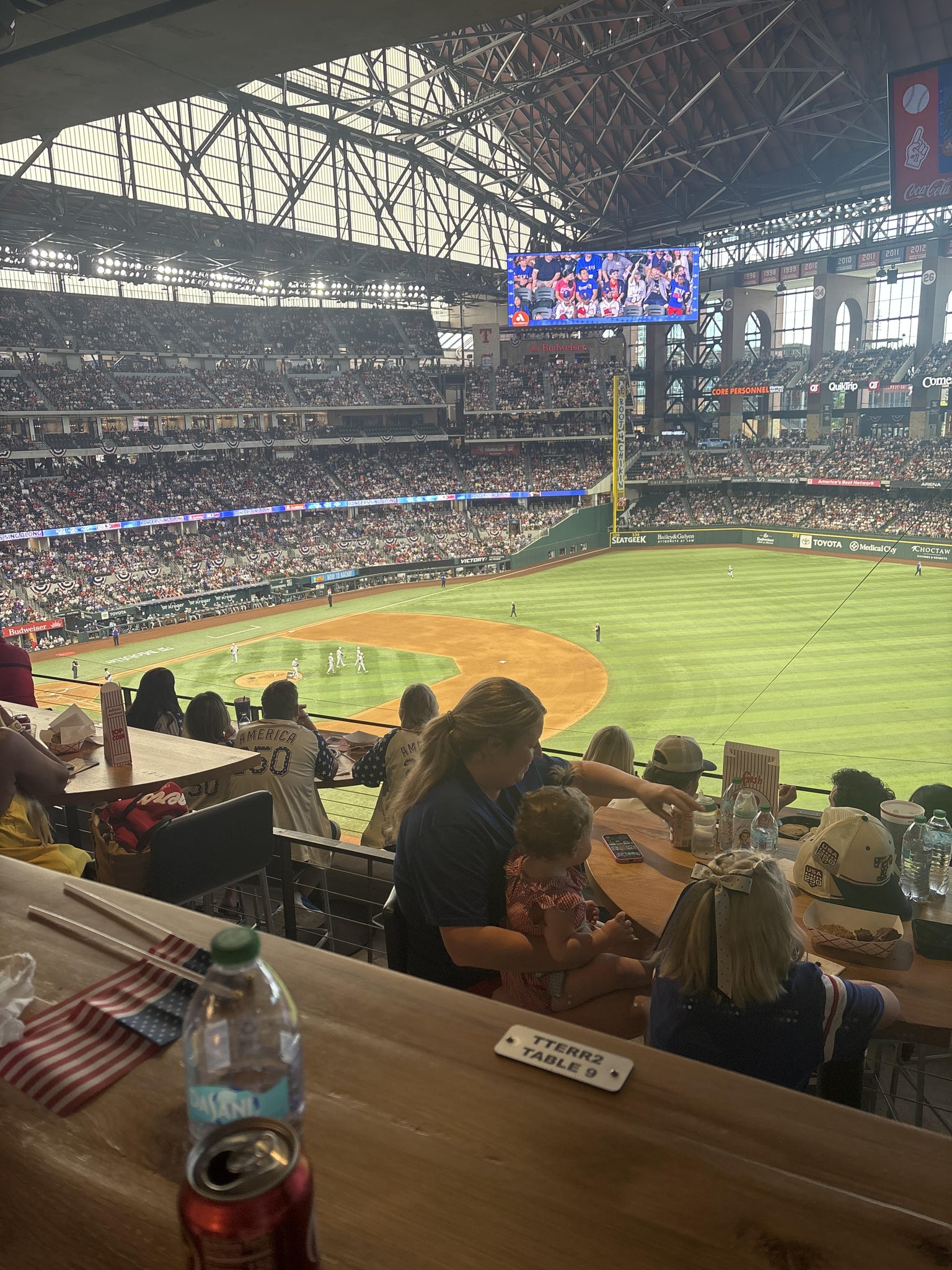 Real Fan View taken from Texas Terrace 2 at Globe Life Field by Monkavion W