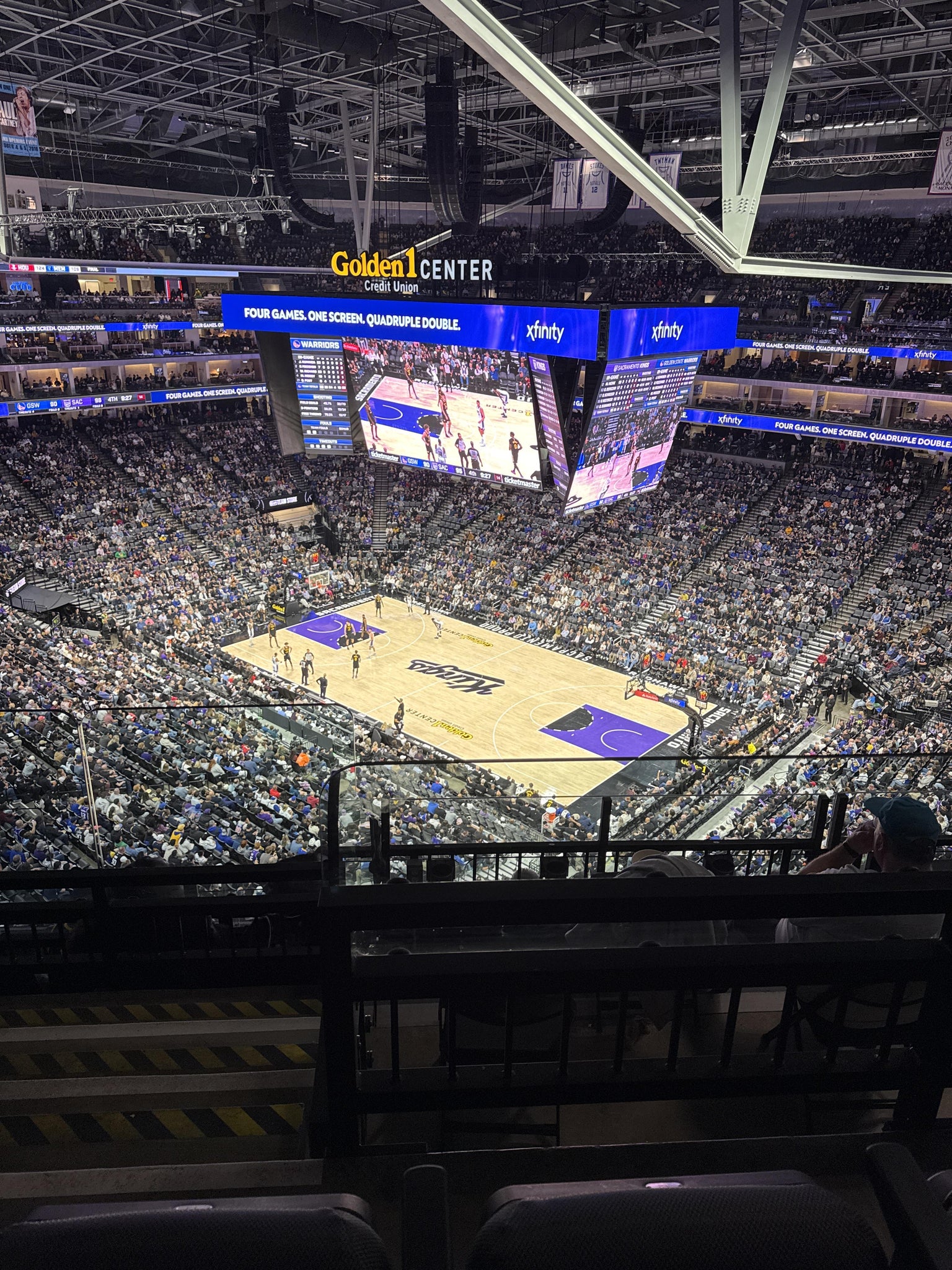 Real Fan View taken from Section 202 at Golden 1 Center by Joncasey I